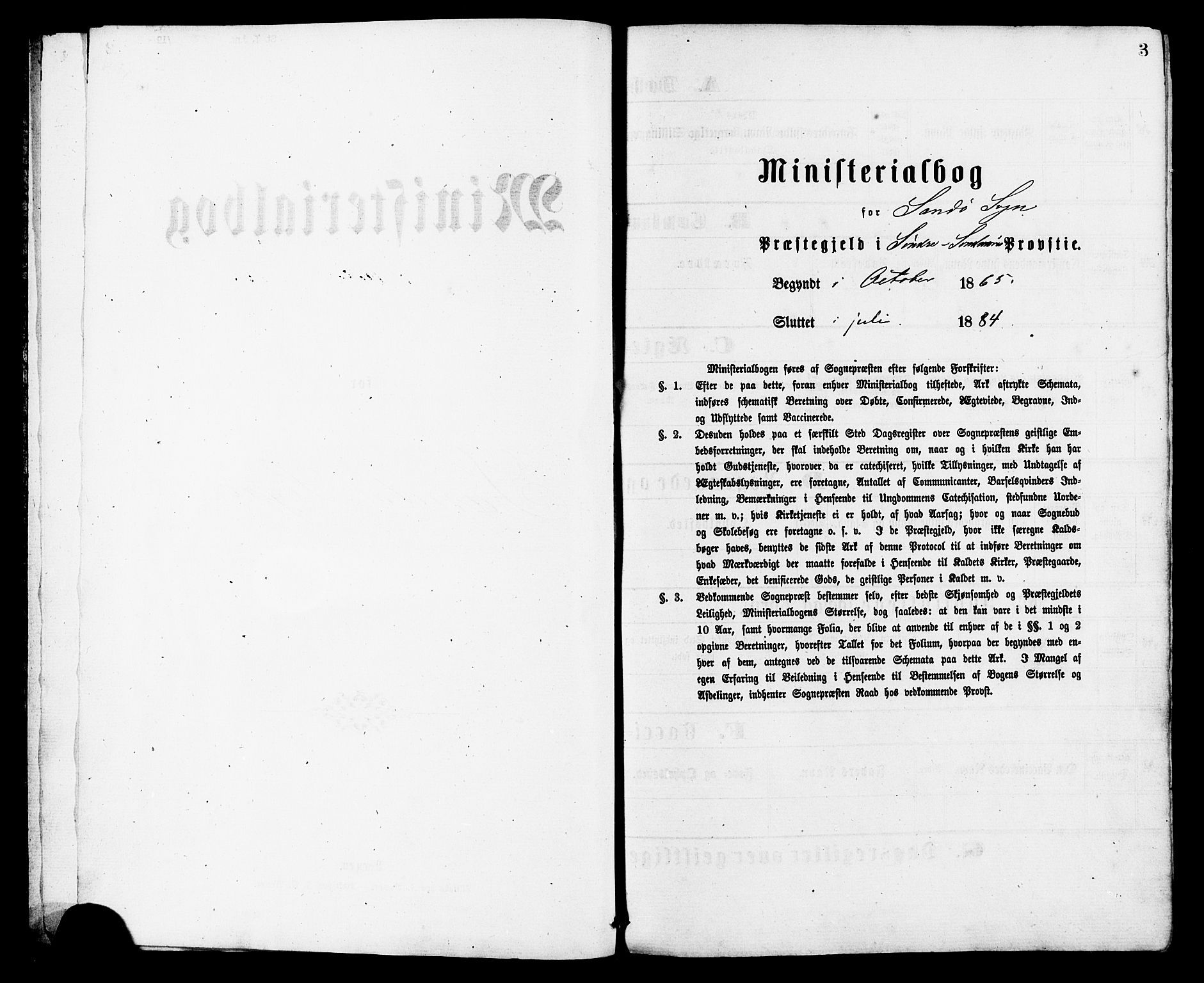 Ministerialprotokoller, klokkerbøker og fødselsregistre - Møre og Romsdal, AV/SAT-A-1454/503/L0035: Parish register (official) no. 503A03, 1865-1884, p. 3