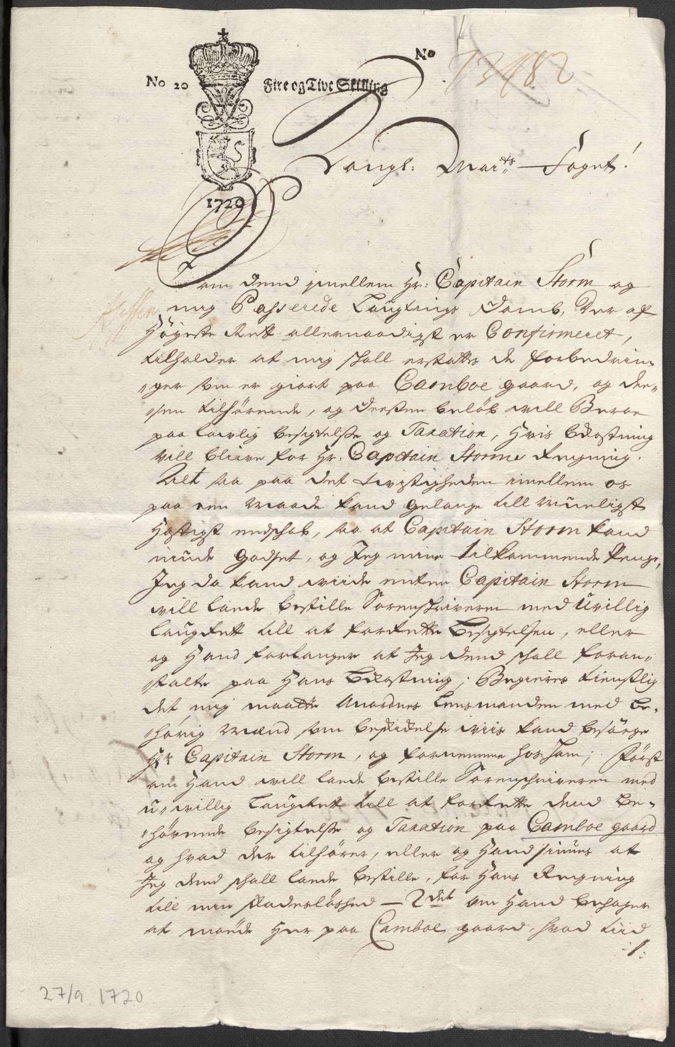 Riksarkivets diplomsamling, AV/RA-EA-5965/F12/L0005: Pk. 7 (II), 1613-1721, p. 246