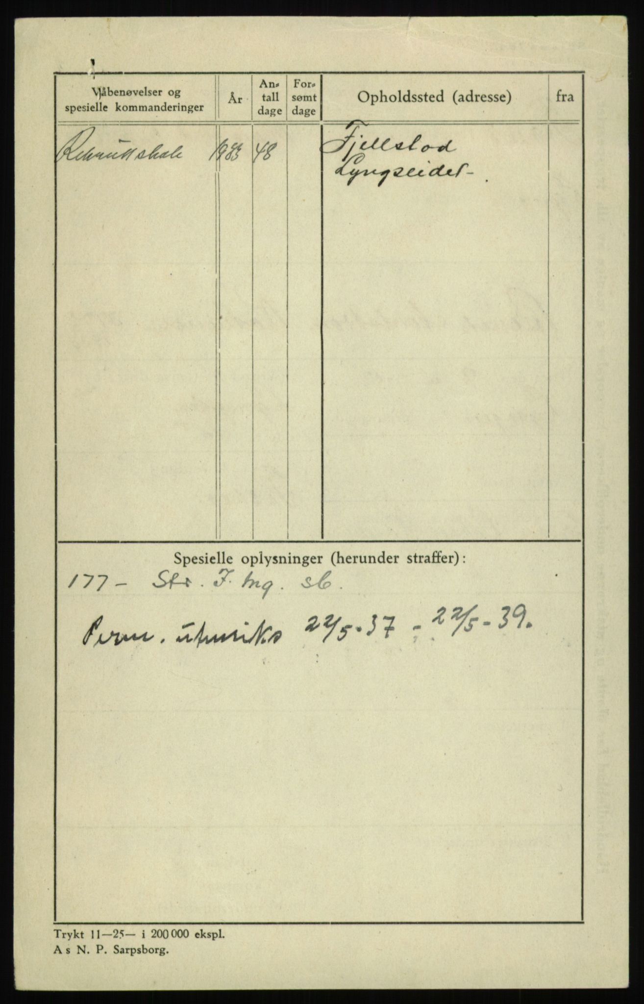 Forsvaret, Troms infanteriregiment nr. 16, AV/RA-RAFA-3146/P/Pa/L0017: Rulleblad for regimentets menige mannskaper, årsklasse 1933, 1933, p. 1082