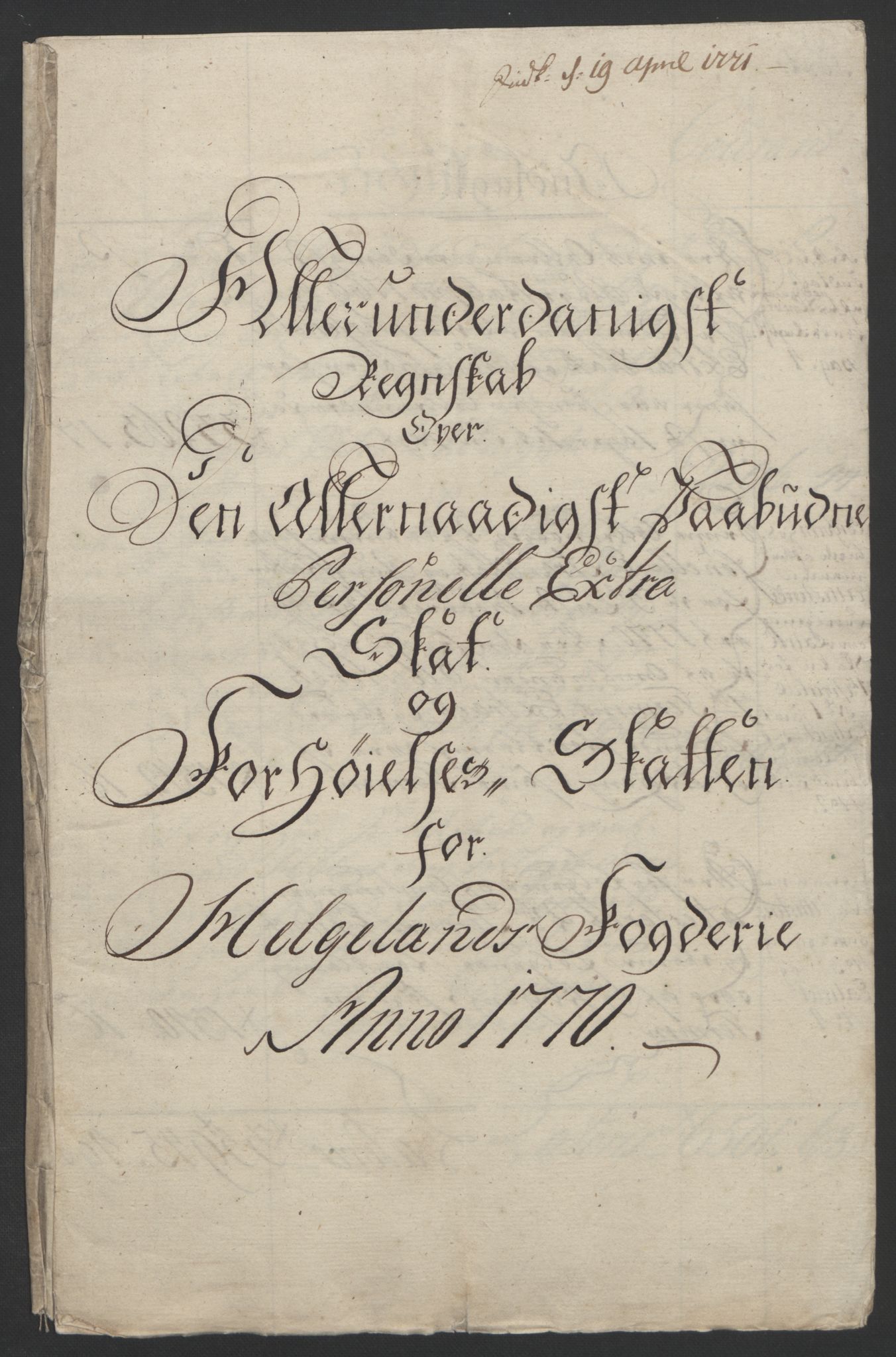 Rentekammeret inntil 1814, Reviderte regnskaper, Fogderegnskap, RA/EA-4092/R65/L4573: Ekstraskatten Helgeland, 1762-1772, p. 255