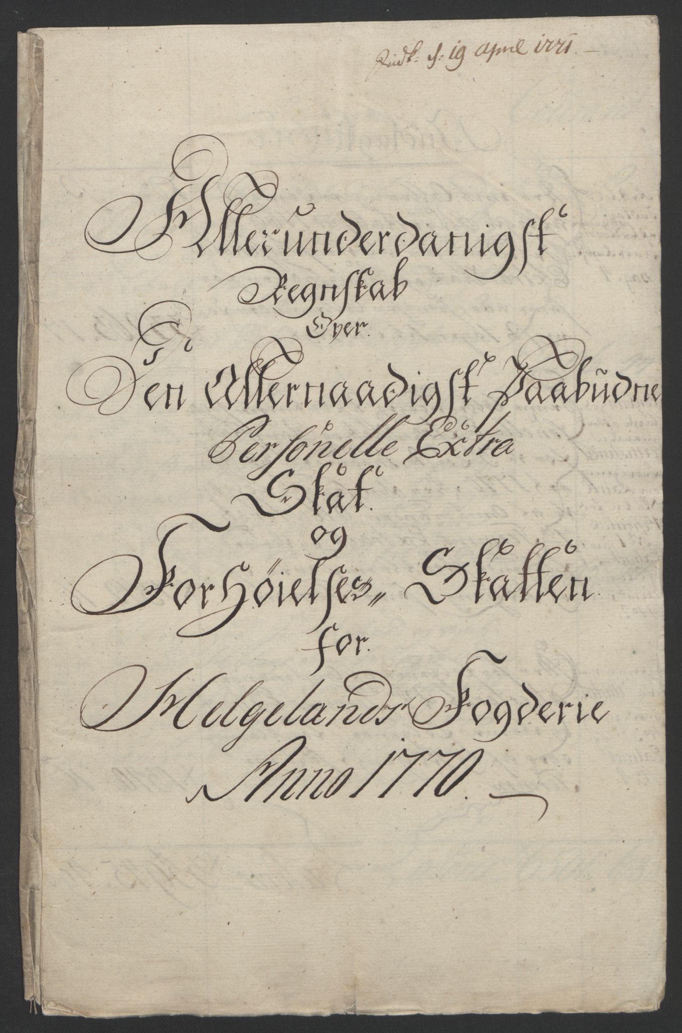 Rentekammeret inntil 1814, Reviderte regnskaper, Fogderegnskap, AV/RA-EA-4092/R65/L4573: Ekstraskatten Helgeland, 1762-1772, p. 255