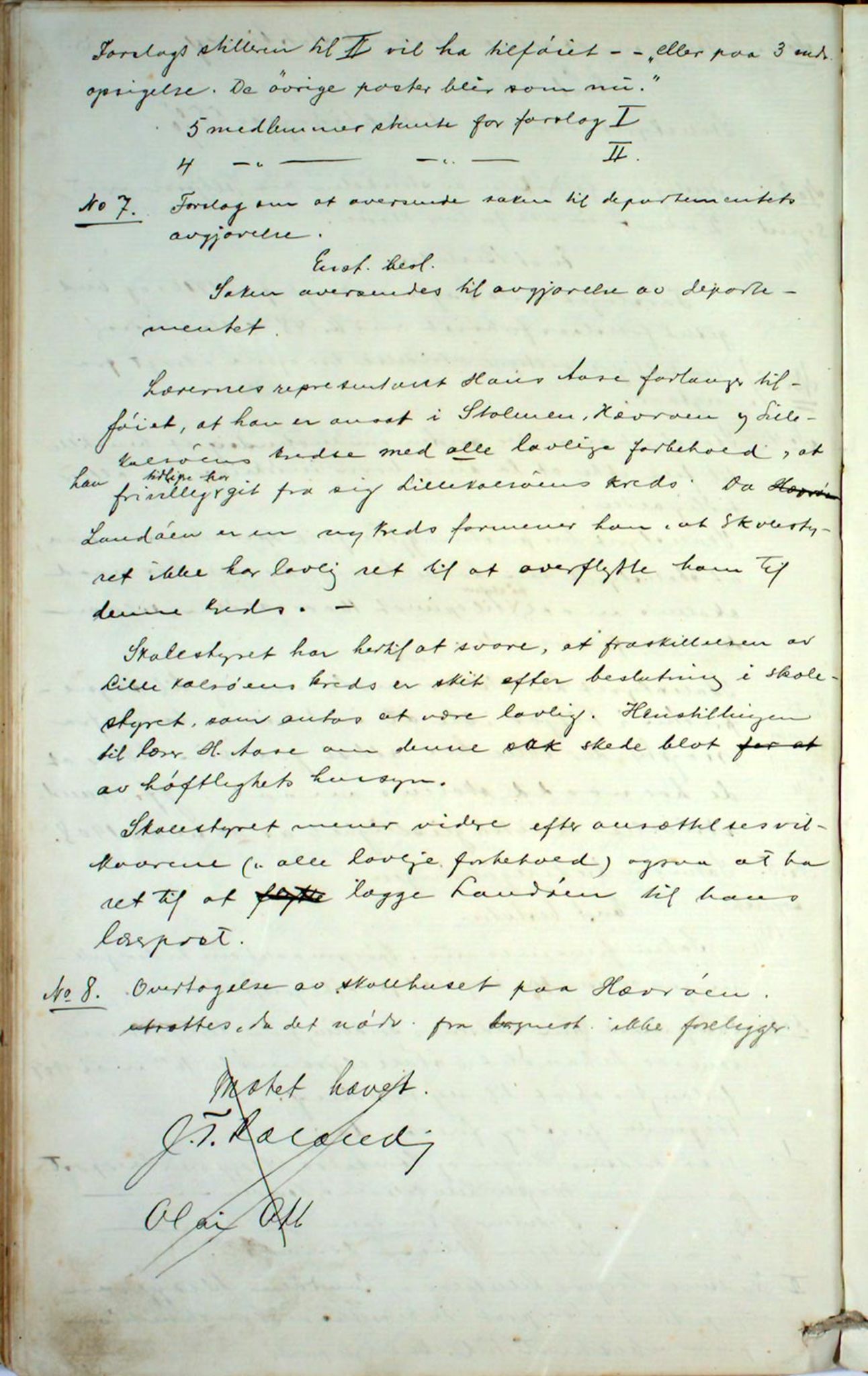 Austevoll kommune. Skulestyret, IKAH/1244-211/A/Aa/L0001: Møtebok for Møkster skulestyre, 1878-1910, p. 85b