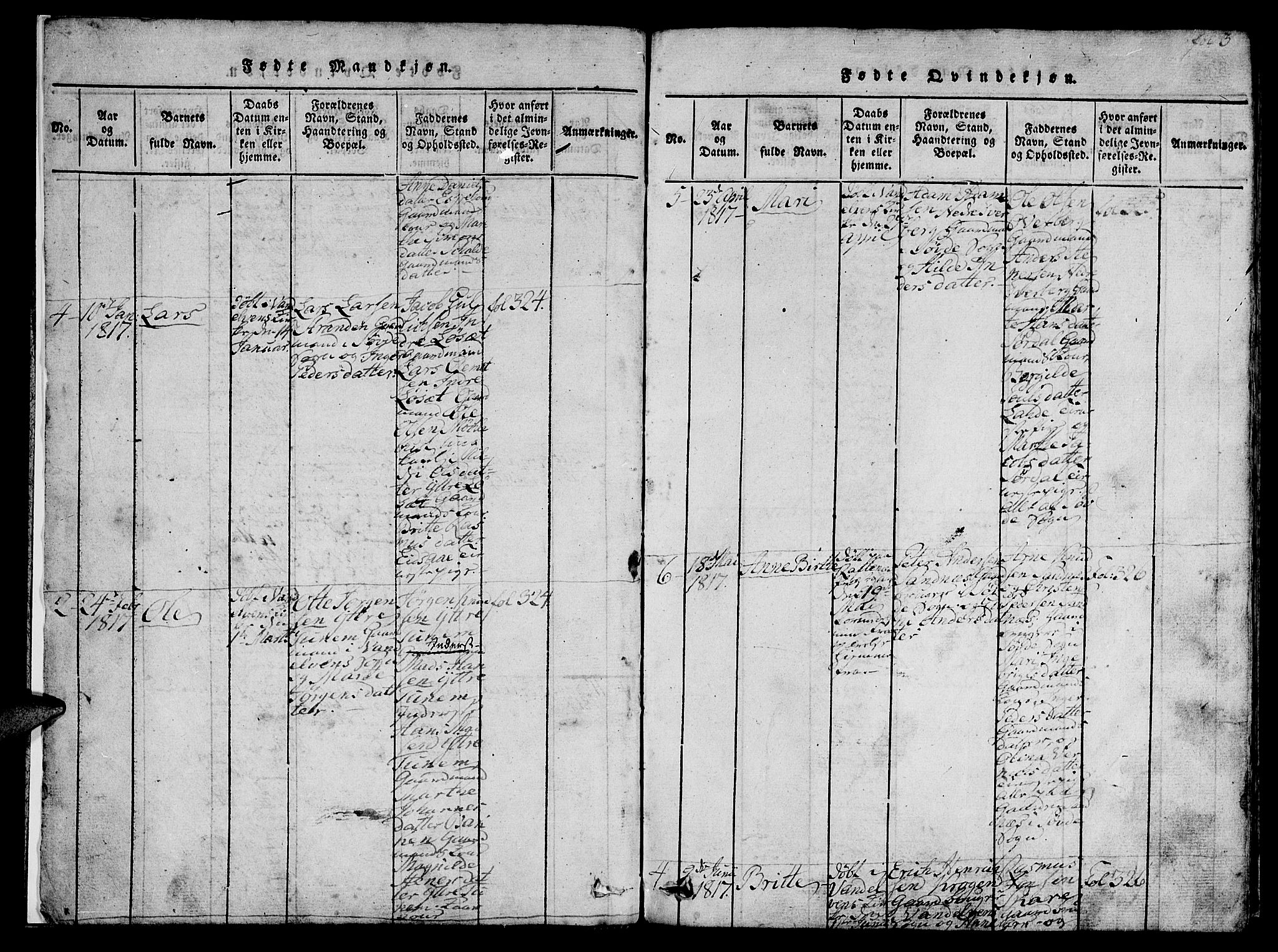 Ministerialprotokoller, klokkerbøker og fødselsregistre - Møre og Romsdal, SAT/A-1454/501/L0004: Parish register (official) no. 501A04, 1816-1831, p. 3