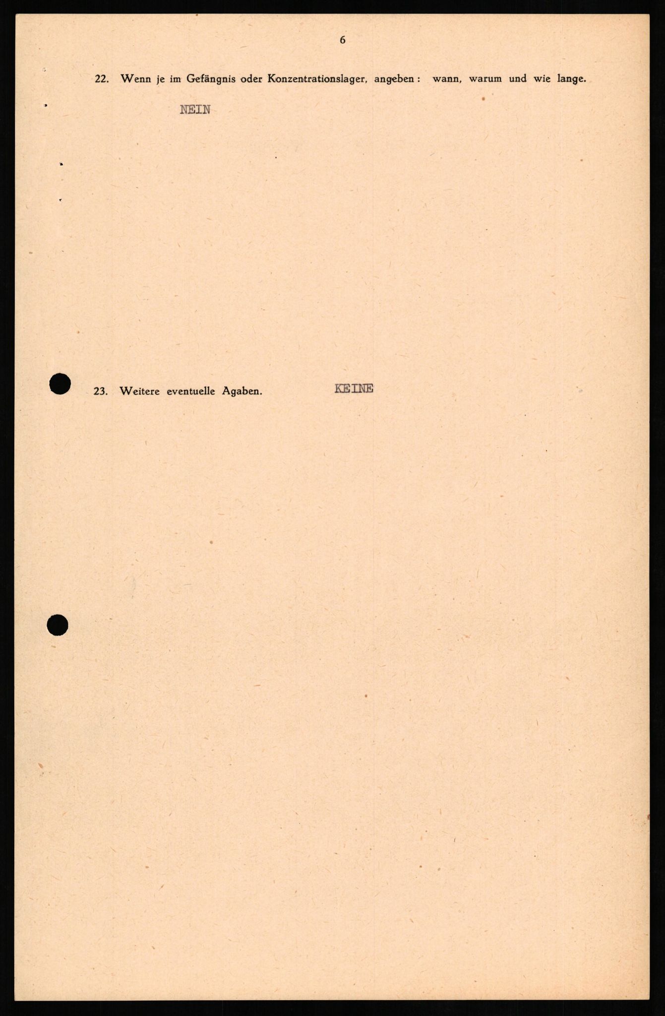 Forsvaret, Forsvarets overkommando II, AV/RA-RAFA-3915/D/Db/L0017: CI Questionaires. Tyske okkupasjonsstyrker i Norge. Tyskere., 1945-1946, p. 452