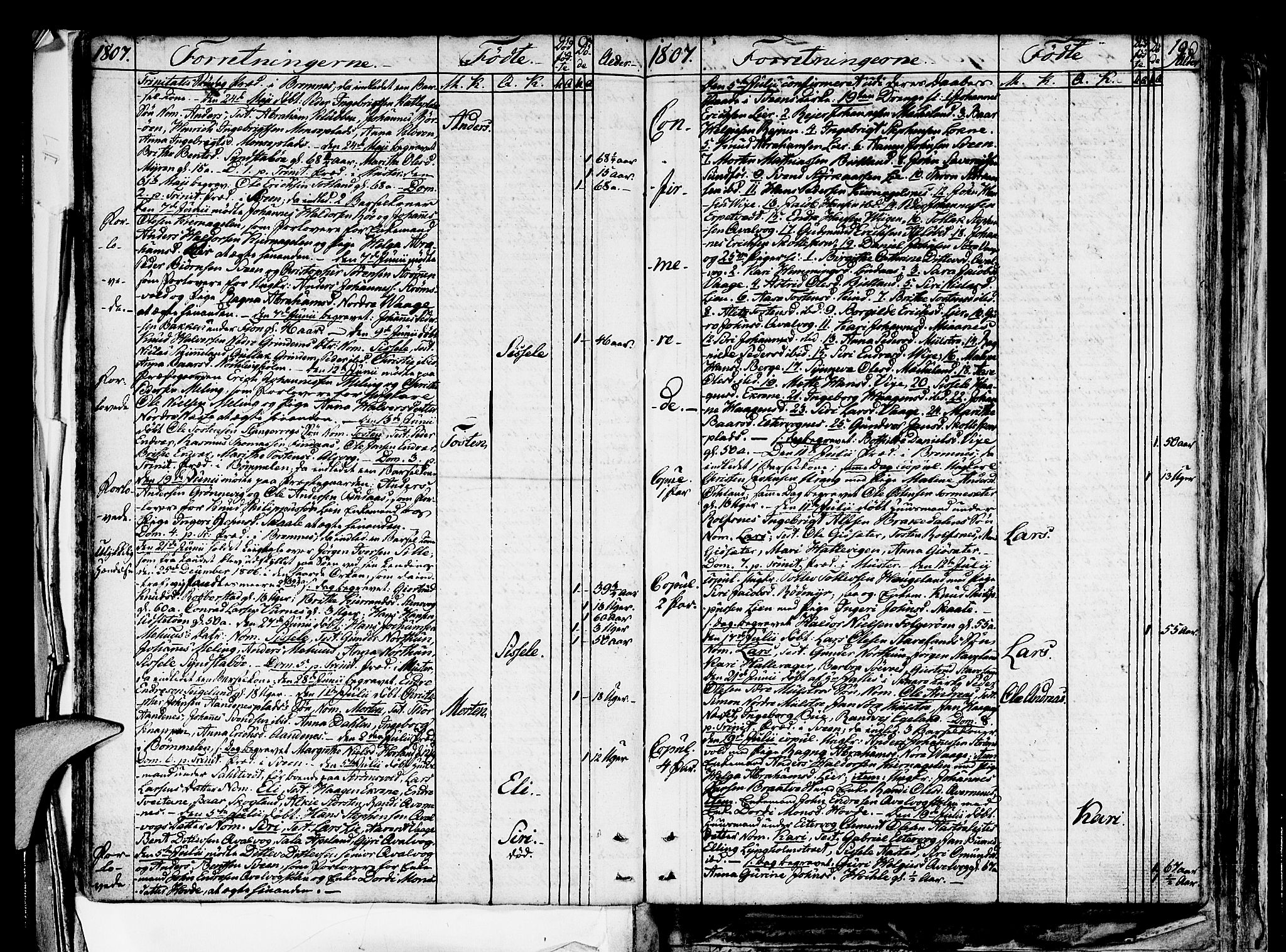 Finnås sokneprestembete, AV/SAB-A-99925/H/Ha/Haa/Haaa/L0004: Parish register (official) no. A 4, 1804-1830, p. 19