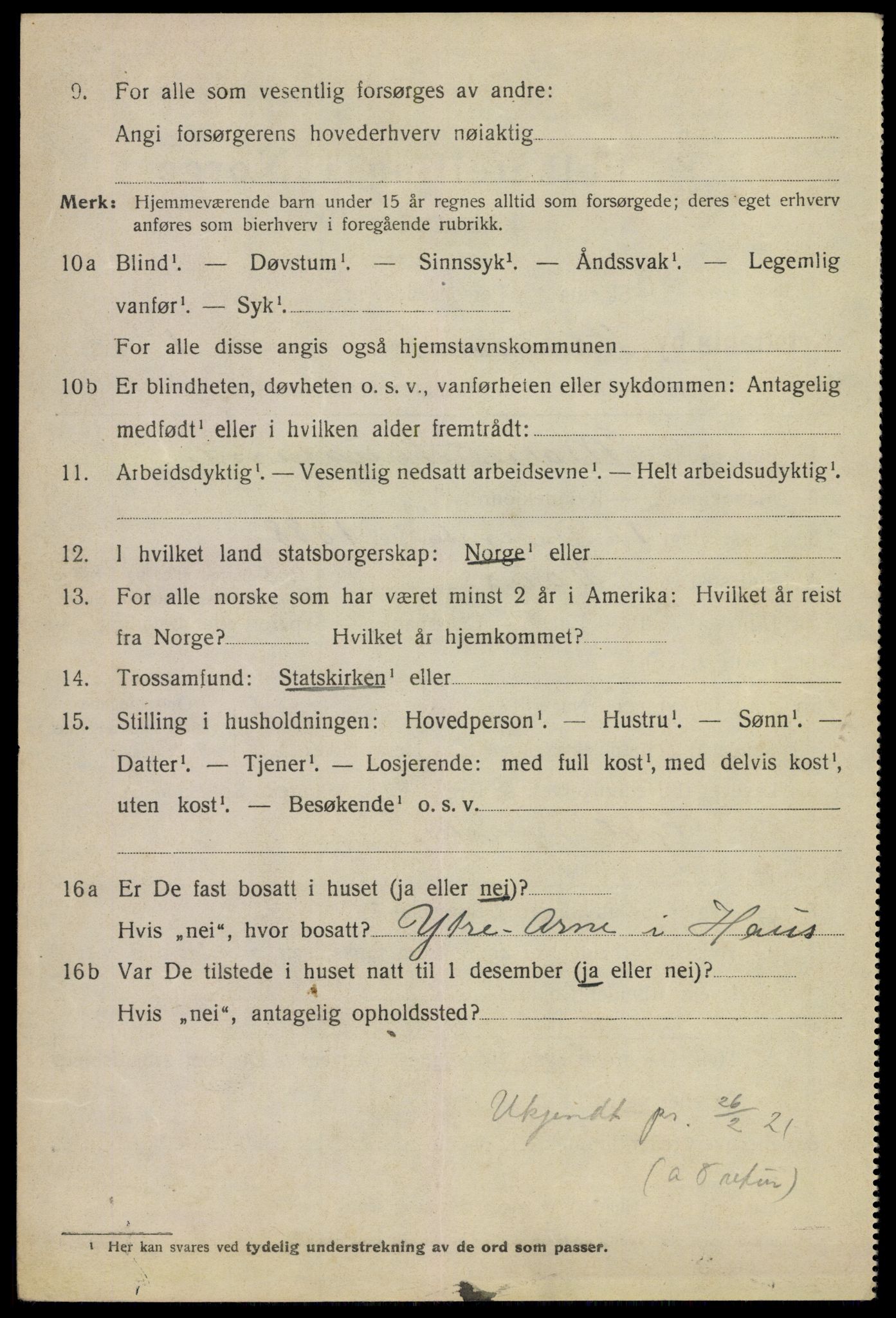 SAO, 1920 census for Kristiania, 1920, p. 333416