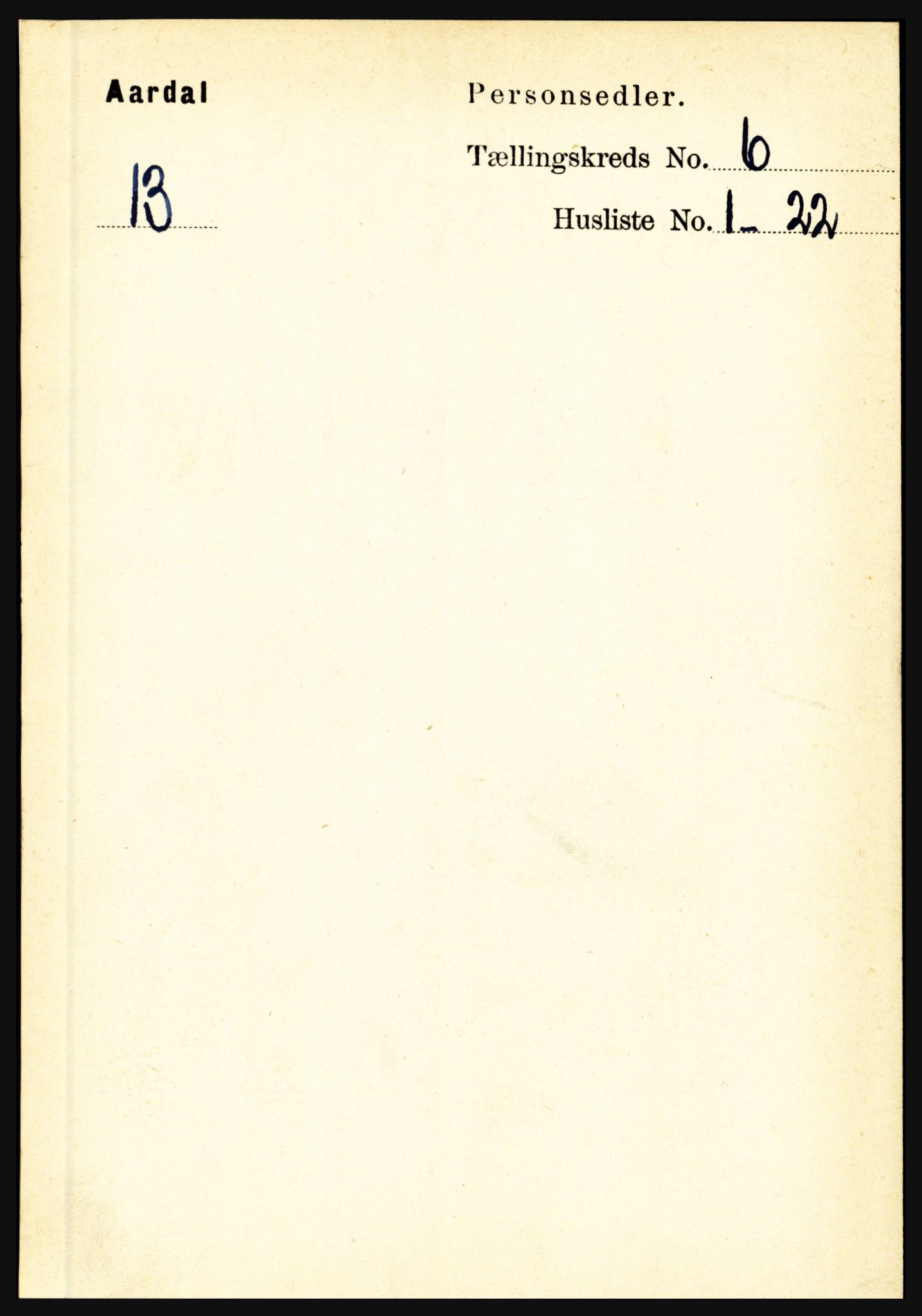 RA, 1891 census for 1424 Årdal, 1891, p. 1104