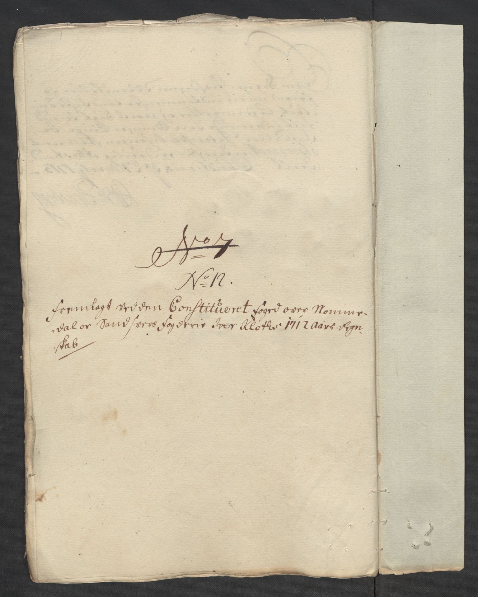 Rentekammeret inntil 1814, Reviderte regnskaper, Fogderegnskap, RA/EA-4092/R24/L1587: Fogderegnskap Numedal og Sandsvær, 1712, p. 279