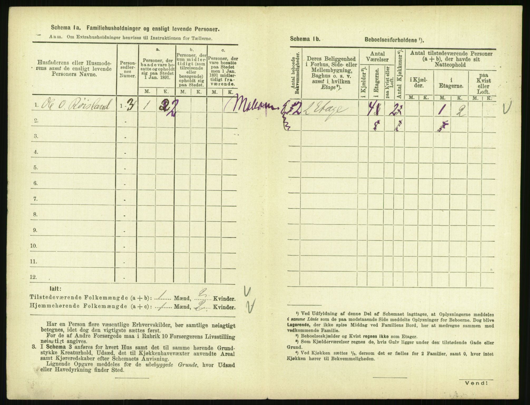 RA, 1891 census for 0903 Arendal, 1891, p. 565