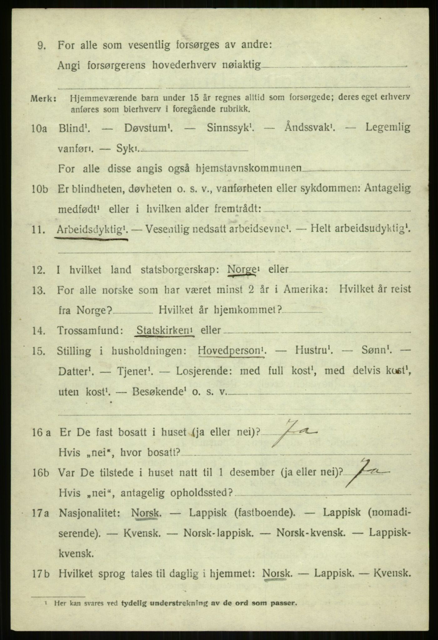 SATØ, 1920 census for Tromsøysund, 1920, p. 7469