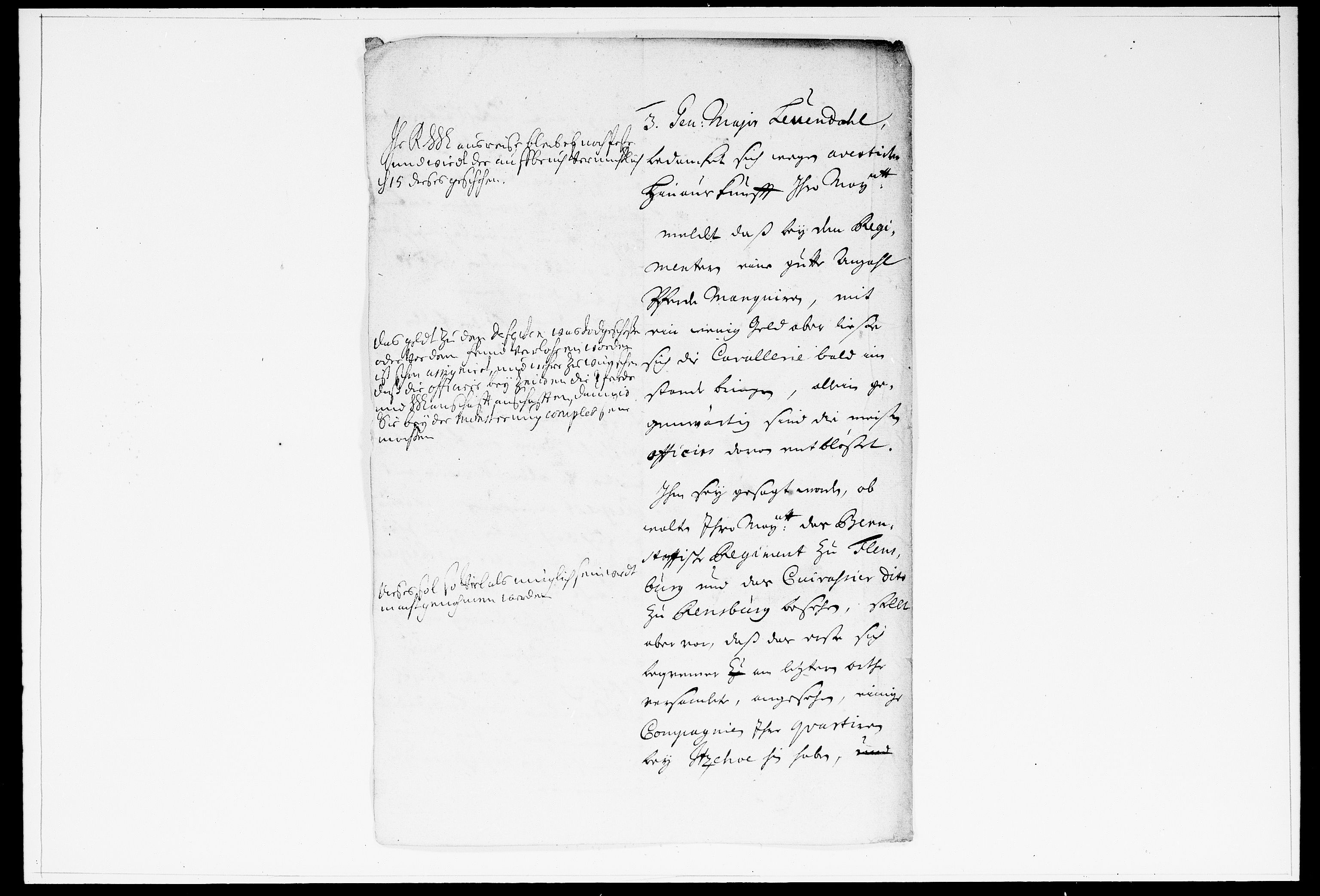 Krigskollegiet, Krigskancelliet, DRA/A-0006/-/0923-0928: Refererede sager, 1701, p. 414