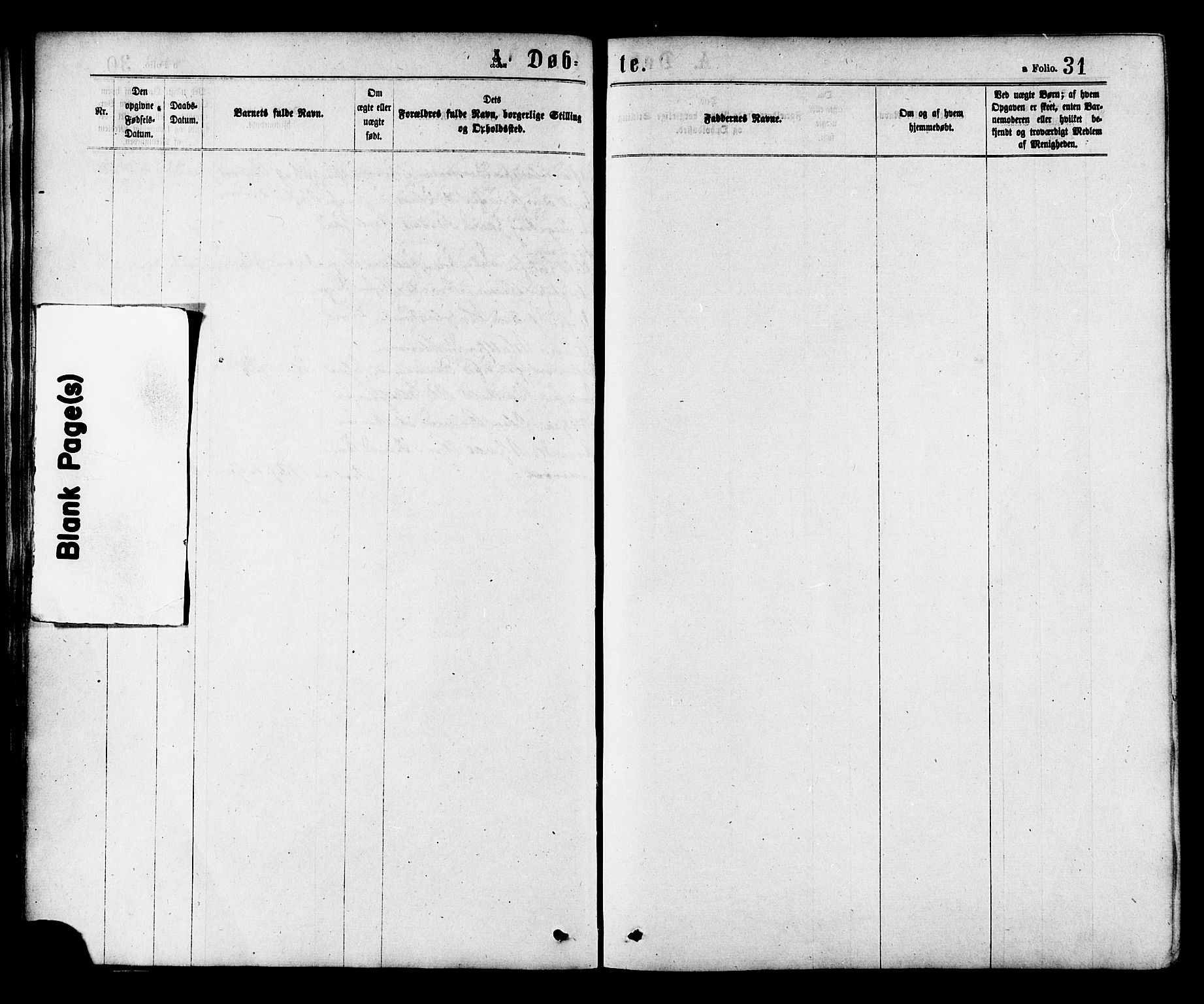 Ministerialprotokoller, klokkerbøker og fødselsregistre - Nord-Trøndelag, SAT/A-1458/758/L0516: Parish register (official) no. 758A03 /1, 1869-1879, p. 31