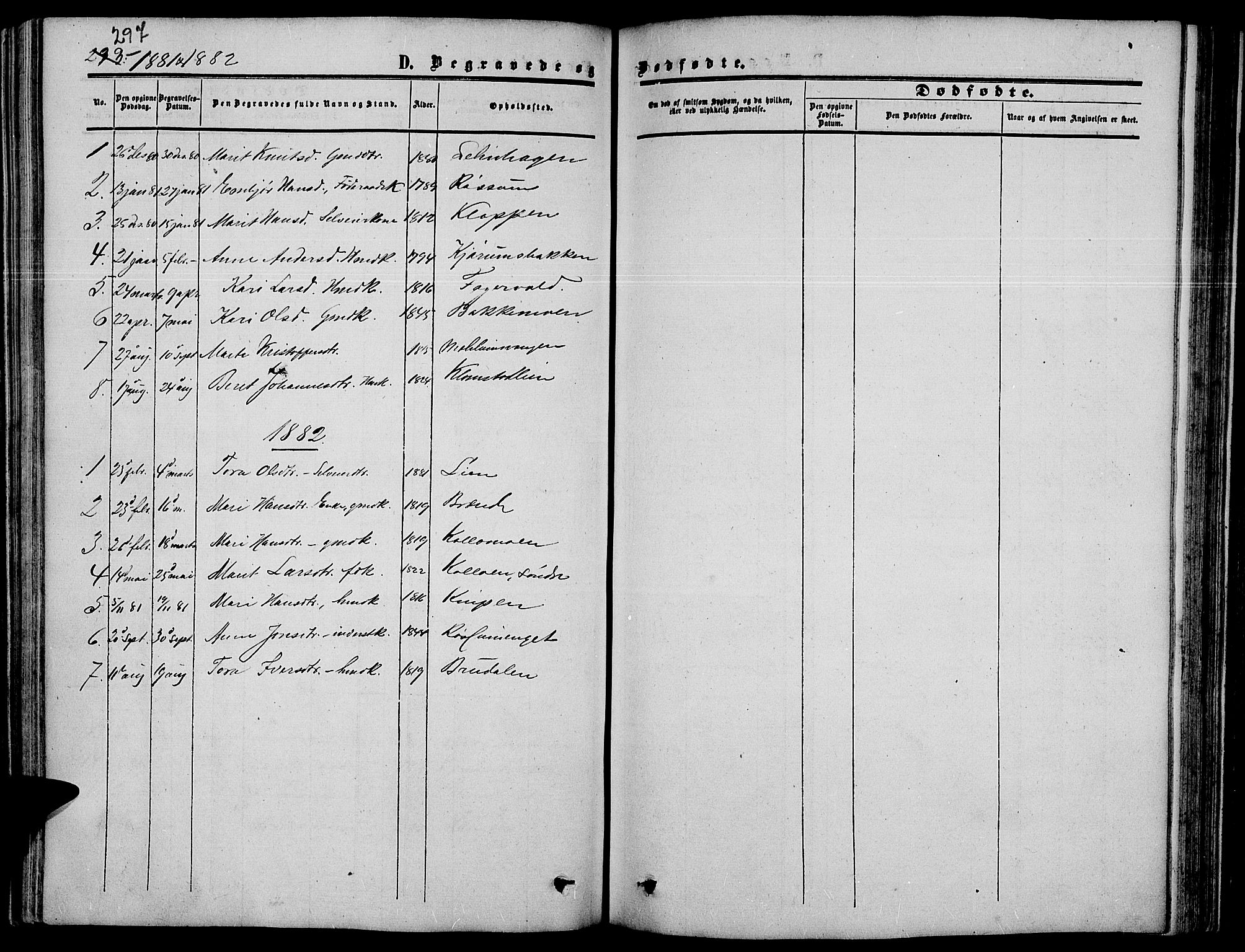 Nord-Fron prestekontor, SAH/PREST-080/H/Ha/Hab/L0003: Parish register (copy) no. 3, 1851-1886, p. 297
