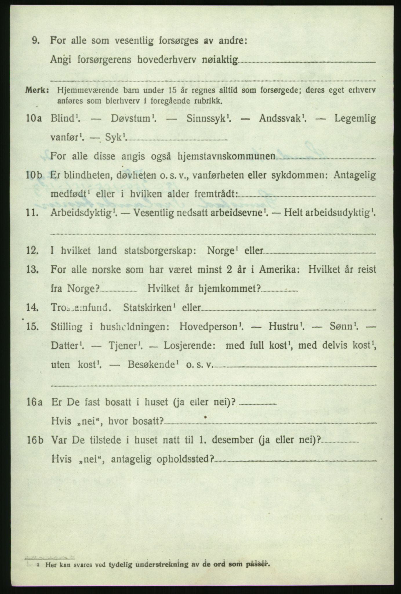 RA, 1920 census: Additional forms, 1920, p. 56