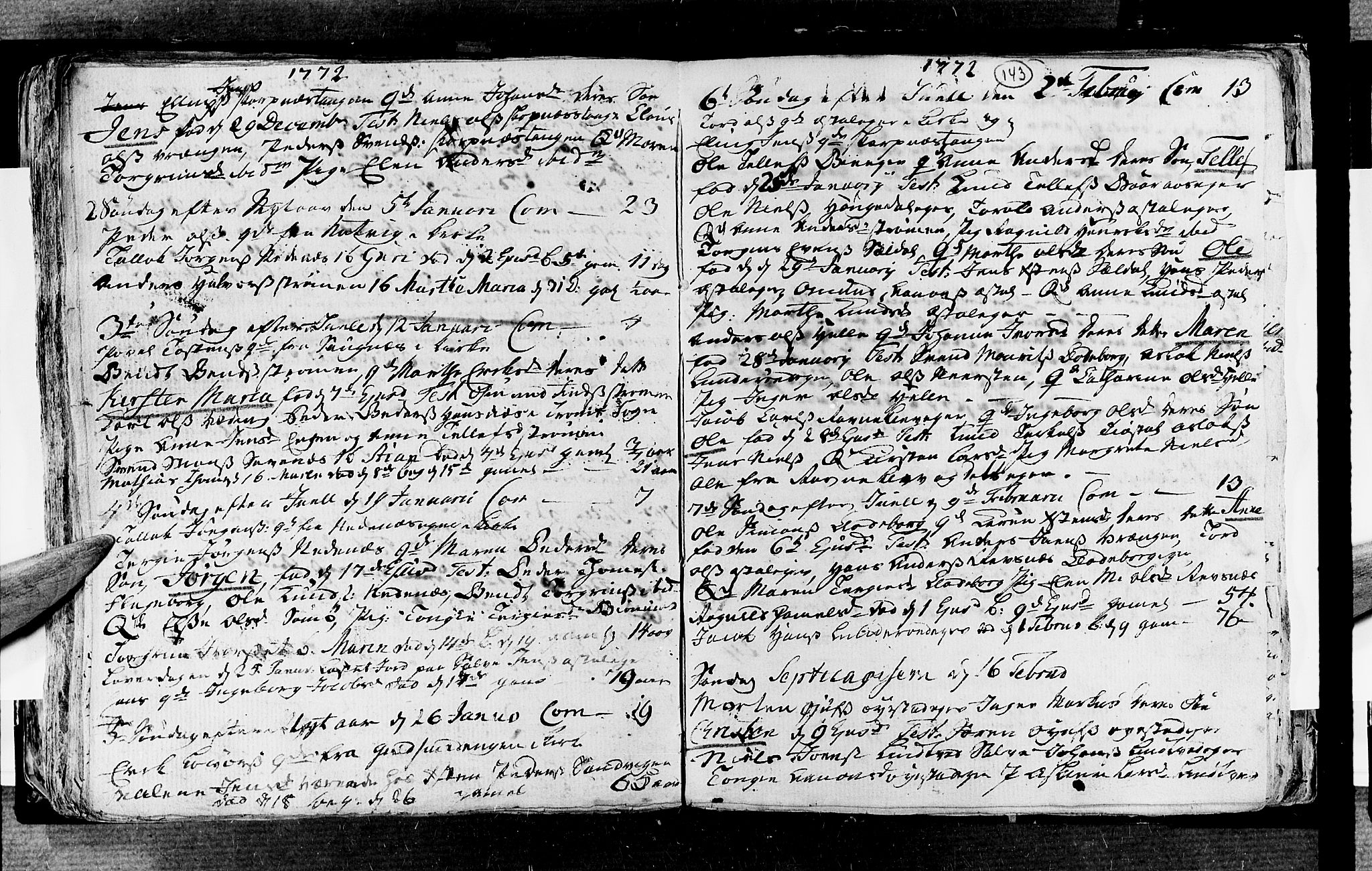 Øyestad sokneprestkontor, AV/SAK-1111-0049/F/Fa/L0006: Parish register (official) no. A 6, 1758-1776, p. 143