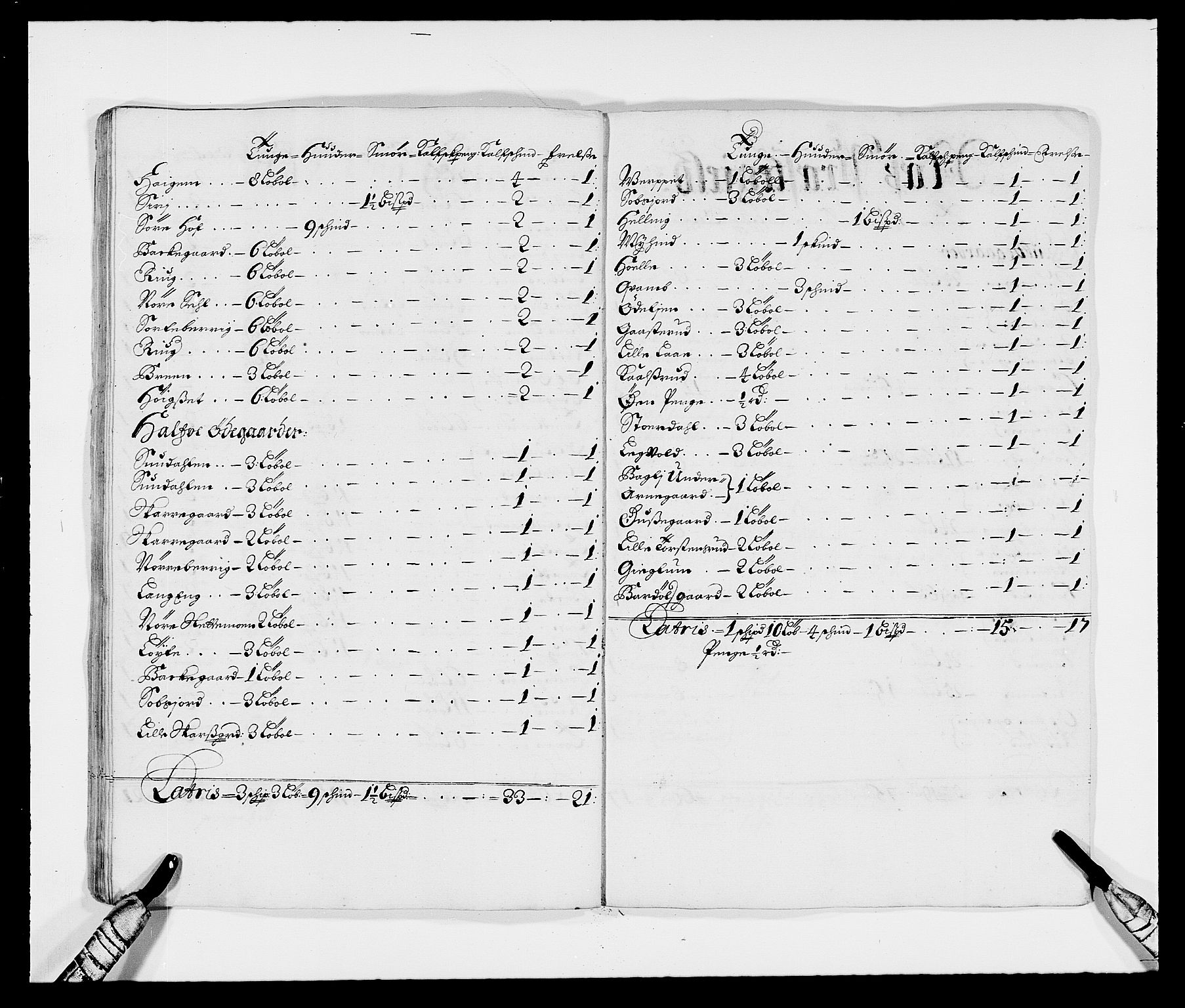 Rentekammeret inntil 1814, Reviderte regnskaper, Fogderegnskap, AV/RA-EA-4092/R21/L1447: Fogderegnskap Ringerike og Hallingdal, 1687-1689, p. 29