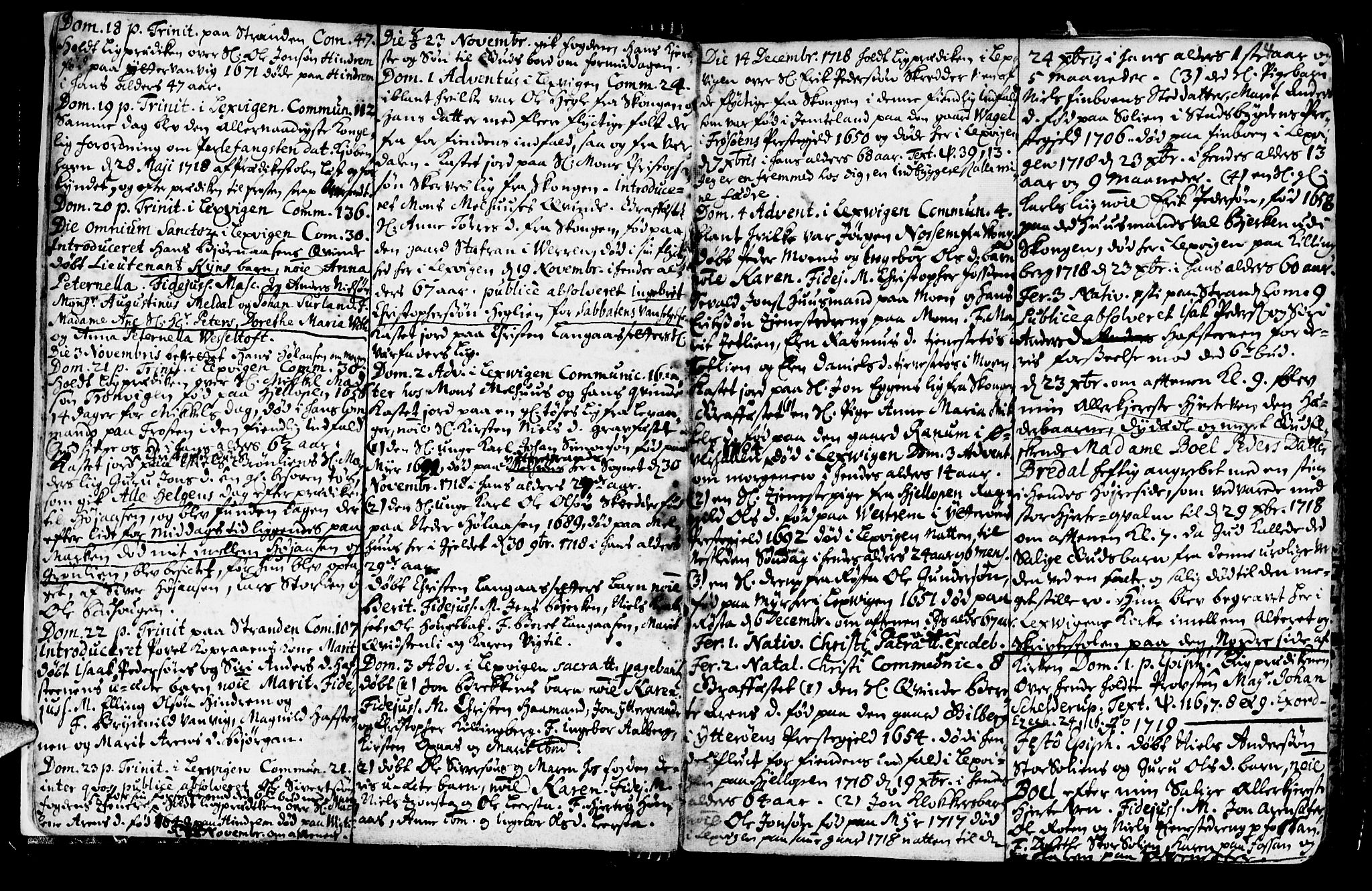 Ministerialprotokoller, klokkerbøker og fødselsregistre - Nord-Trøndelag, SAT/A-1458/701/L0001: Parish register (official) no. 701A01, 1717-1731, p. 4
