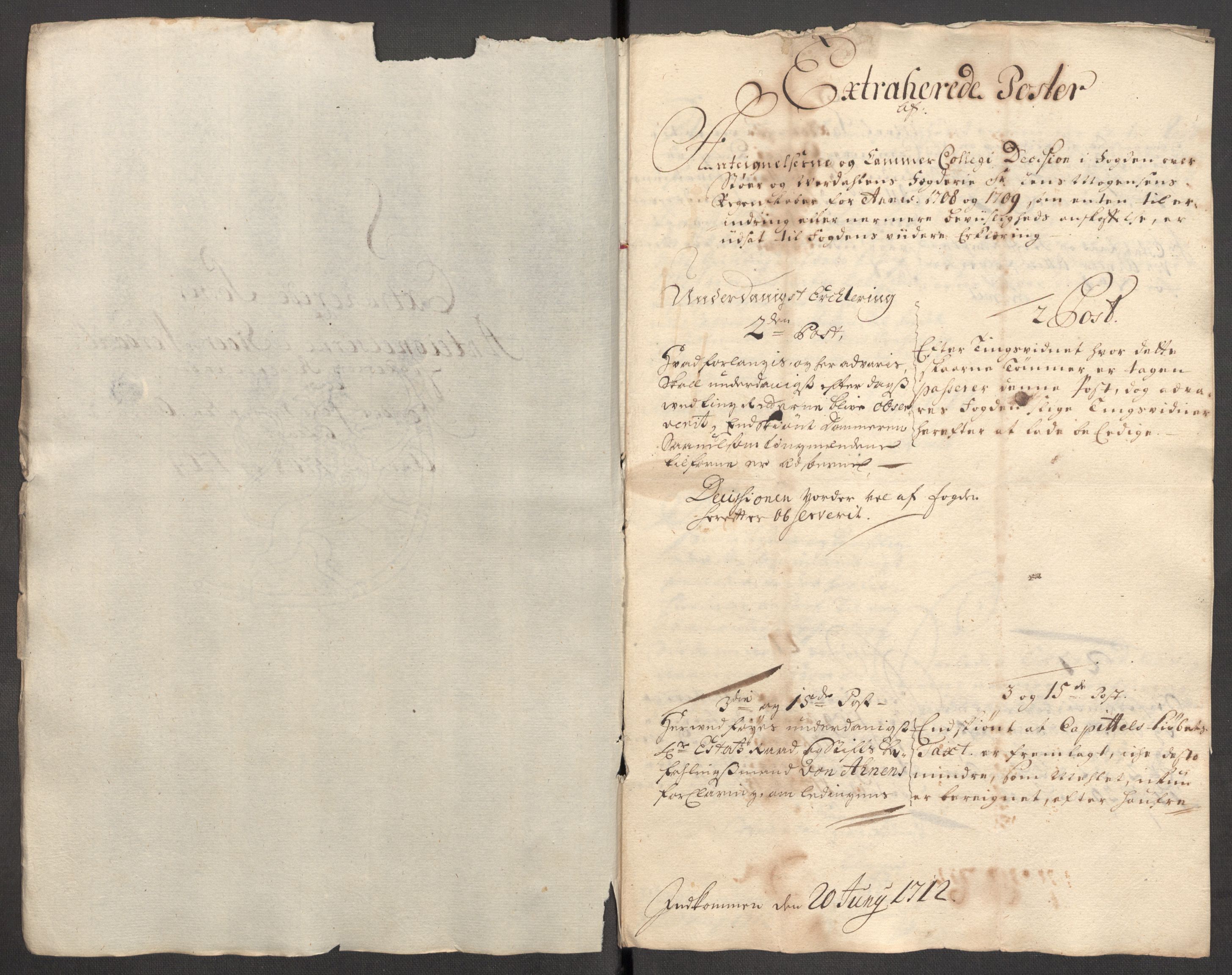 Rentekammeret inntil 1814, Reviderte regnskaper, Fogderegnskap, RA/EA-4092/R62/L4199: Fogderegnskap Stjørdal og Verdal, 1709, p. 336