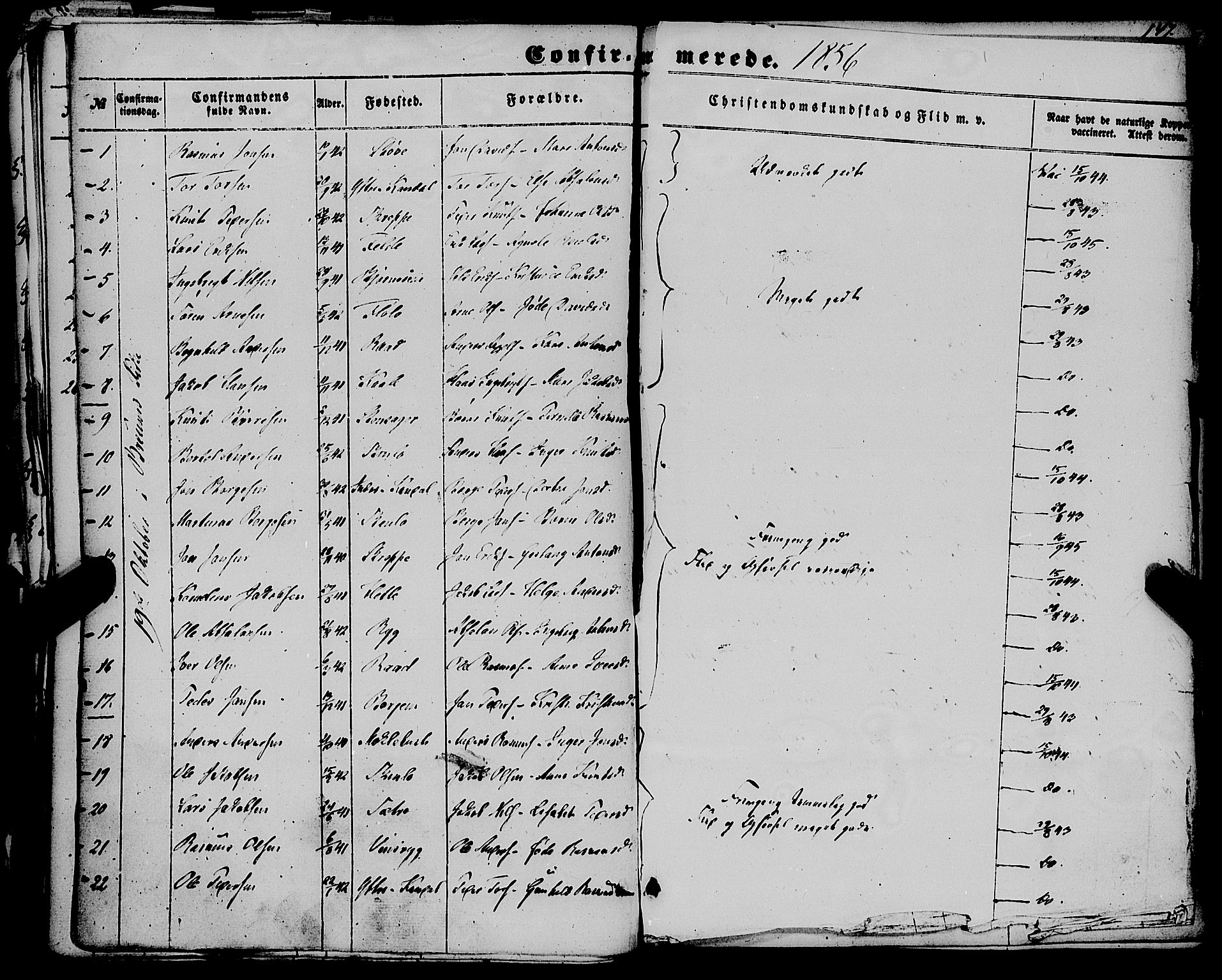 Gloppen sokneprestembete, AV/SAB-A-80101/H/Haa/Haaa/L0009: Parish register (official) no. A 9, 1855-1870, p. 146