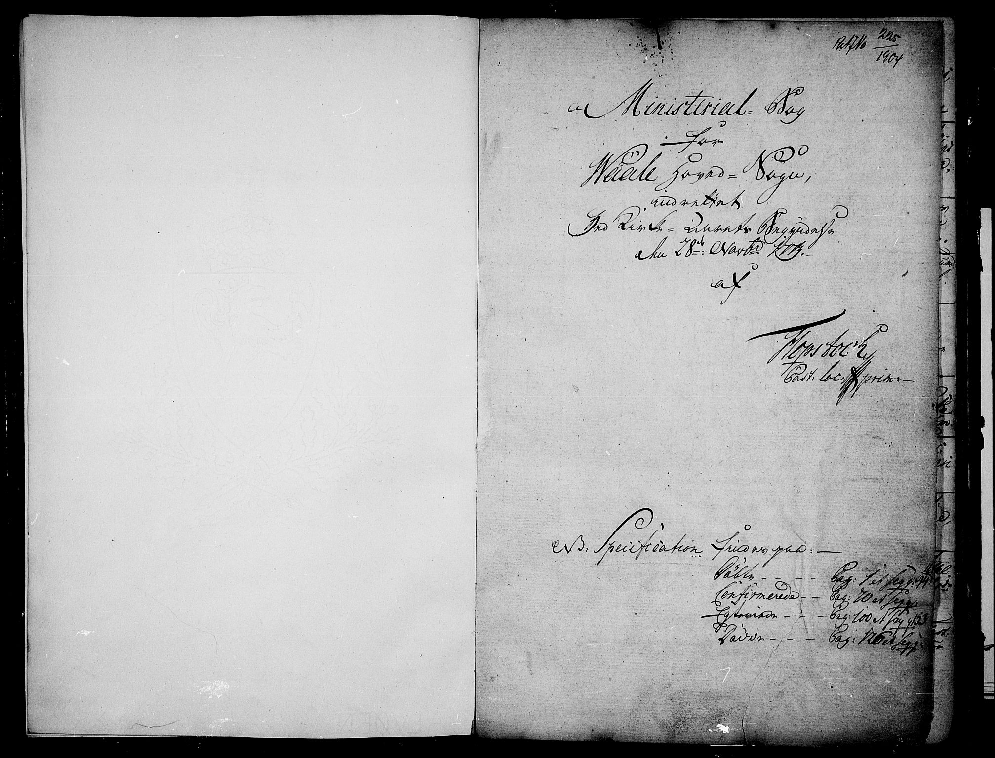 Våle kirkebøker, SAKO/A-334/F/Fa/L0005: Parish register (official) no. I 5, 1773-1808