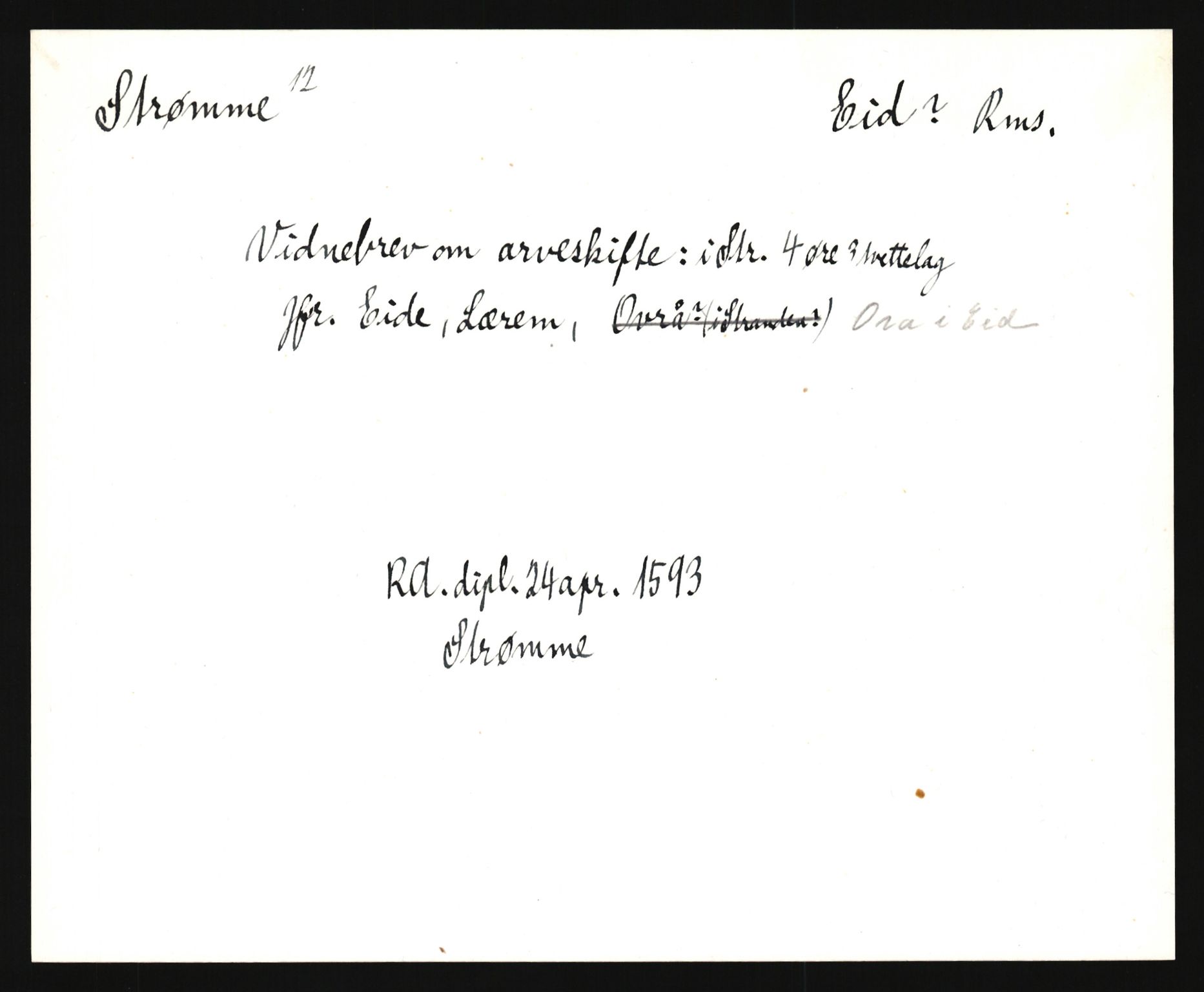 Riksarkivets diplomsamling, AV/RA-EA-5965/F35/F35e/L0031: Registreringssedler Møre og Romsdal, 1400-1700, p. 381