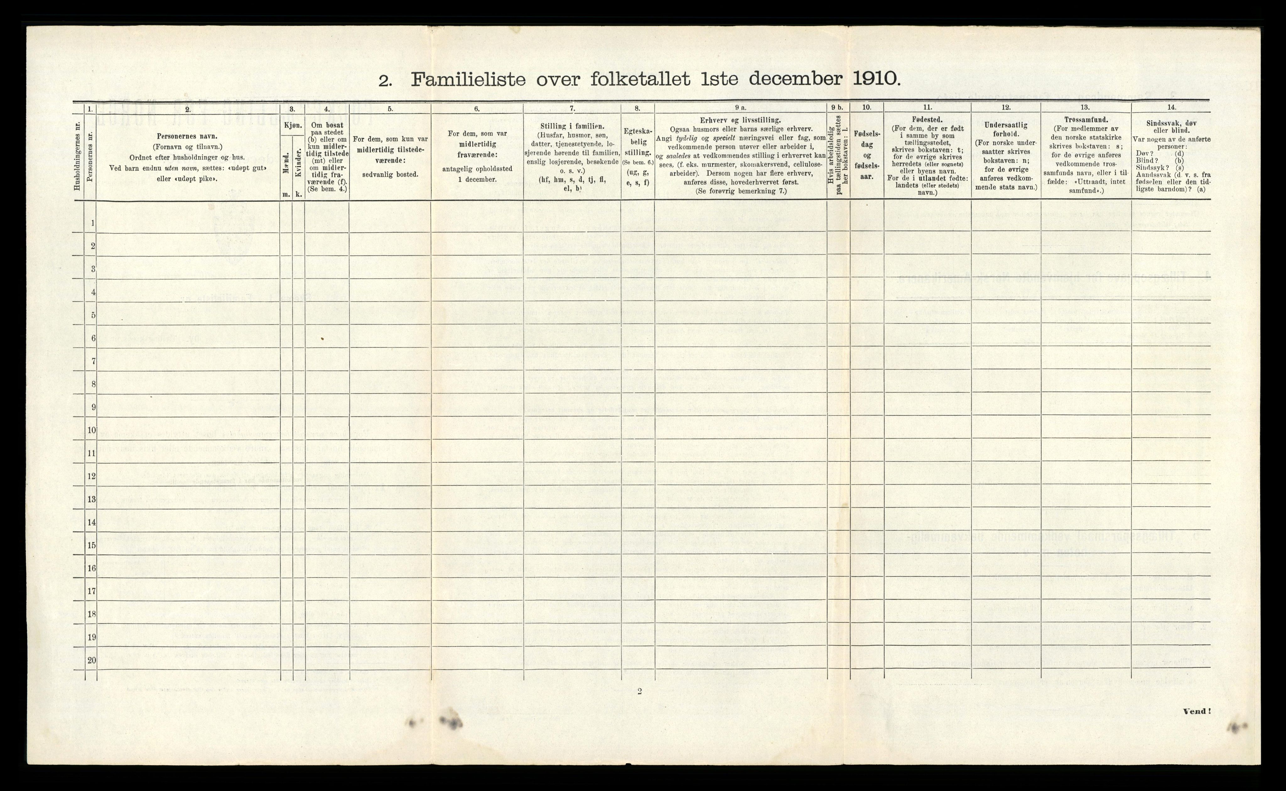 RA, 1910 census for Kristiansand, 1910, p. 569