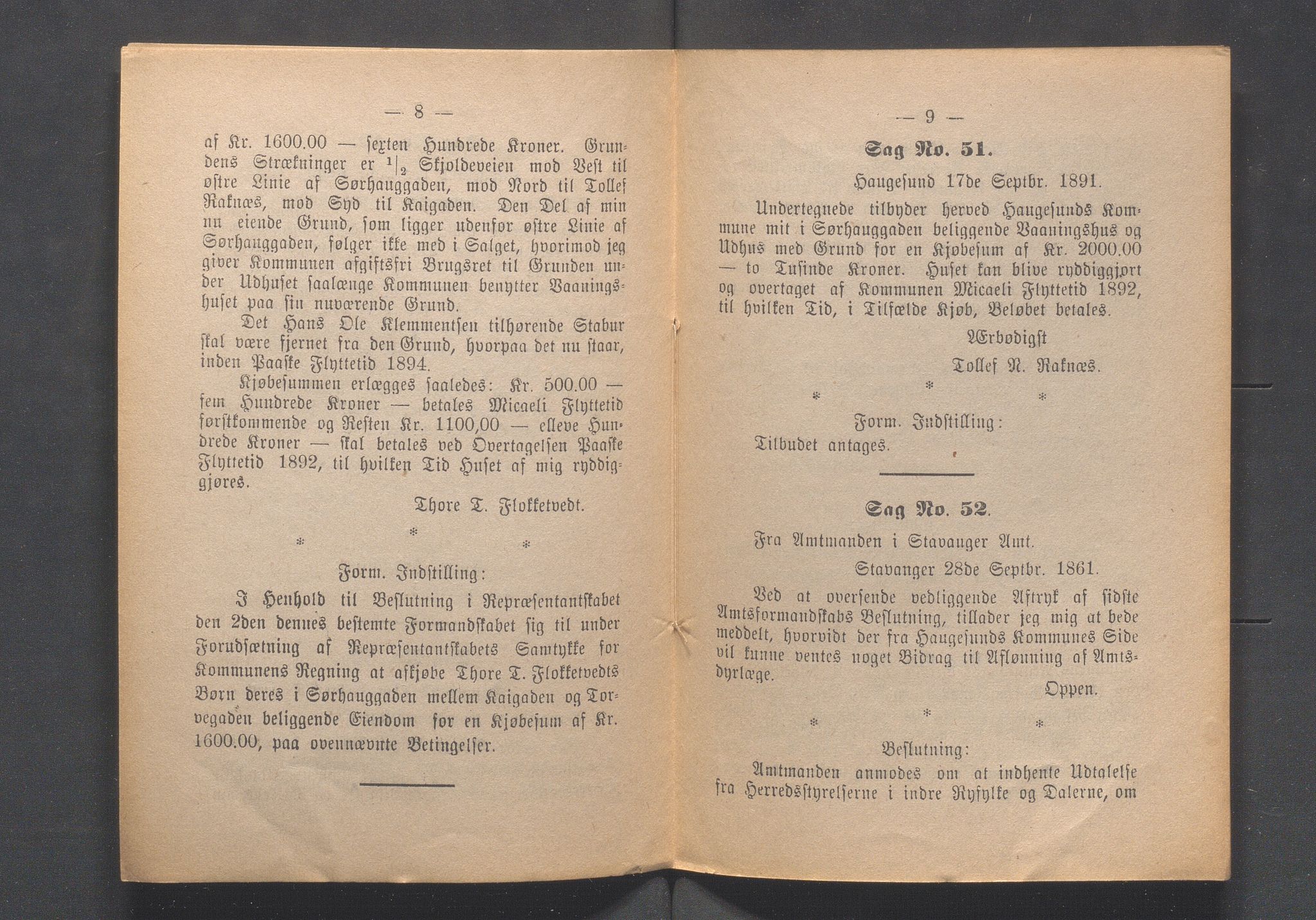 Haugesund kommune - Formannskapet og Bystyret, IKAR/A-740/A/Abb/L0001: Bystyreforhandlinger, 1889-1907, p. 82