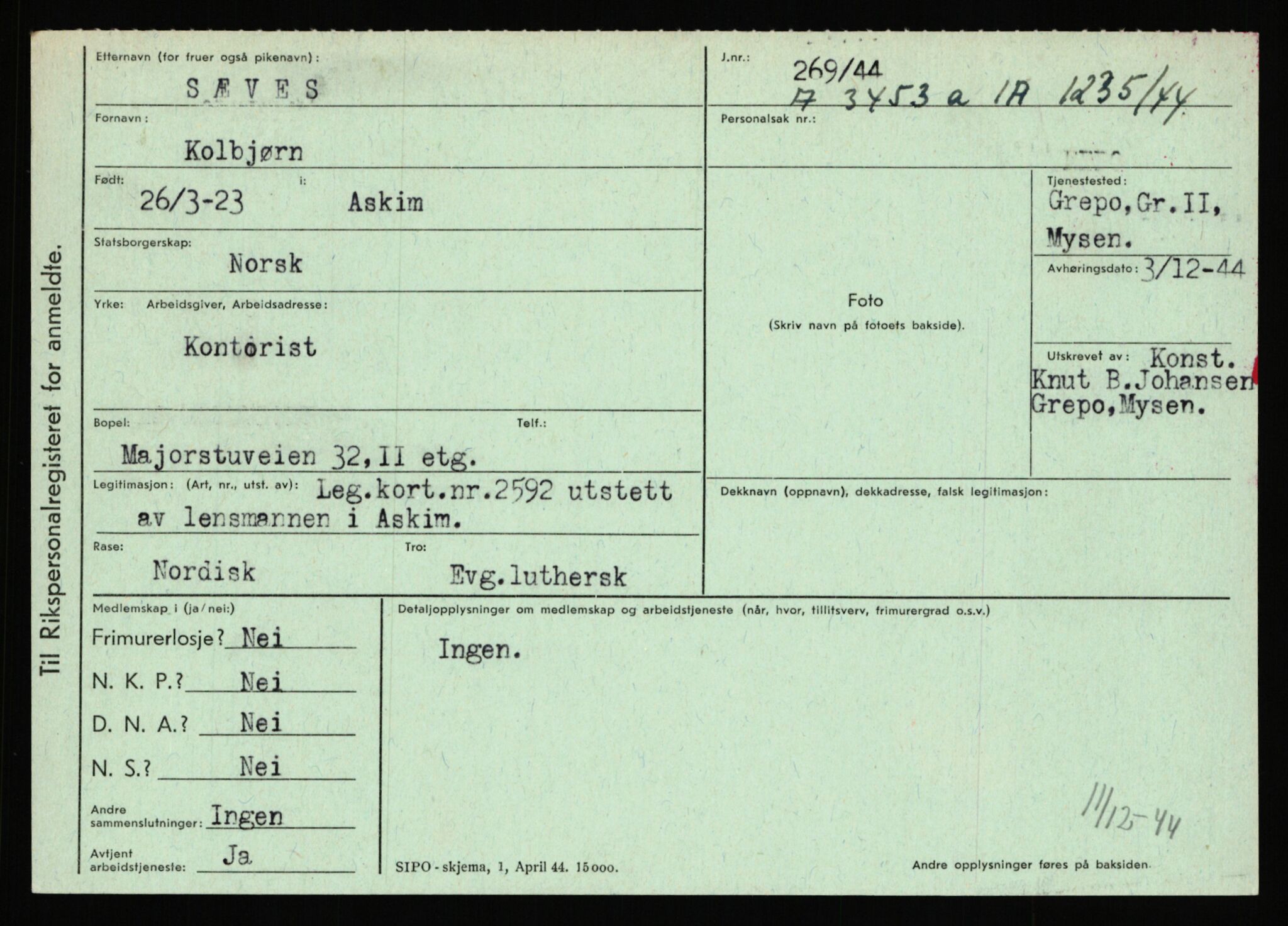 Statspolitiet - Hovedkontoret / Osloavdelingen, AV/RA-S-1329/C/Ca/L0015: Svea - Tøsse, 1943-1945, p. 1110