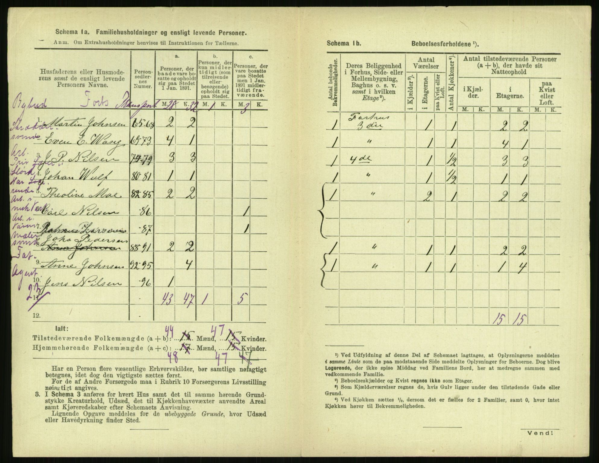 RA, 1891 census for 0301 Kristiania, 1891, p. 131871