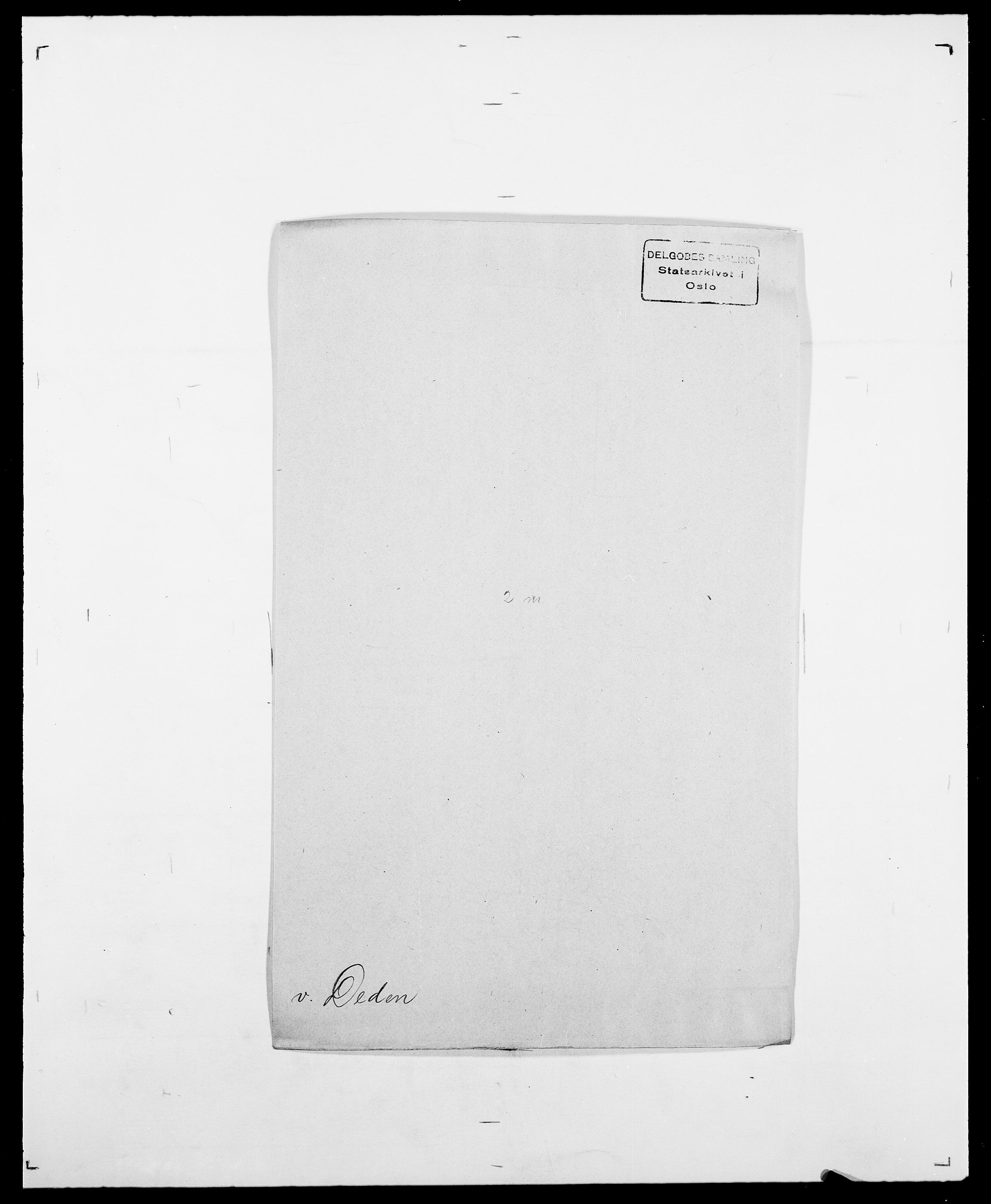 Delgobe, Charles Antoine - samling, AV/SAO-PAO-0038/D/Da/L0009: Dahl - v. Düren, p. 412