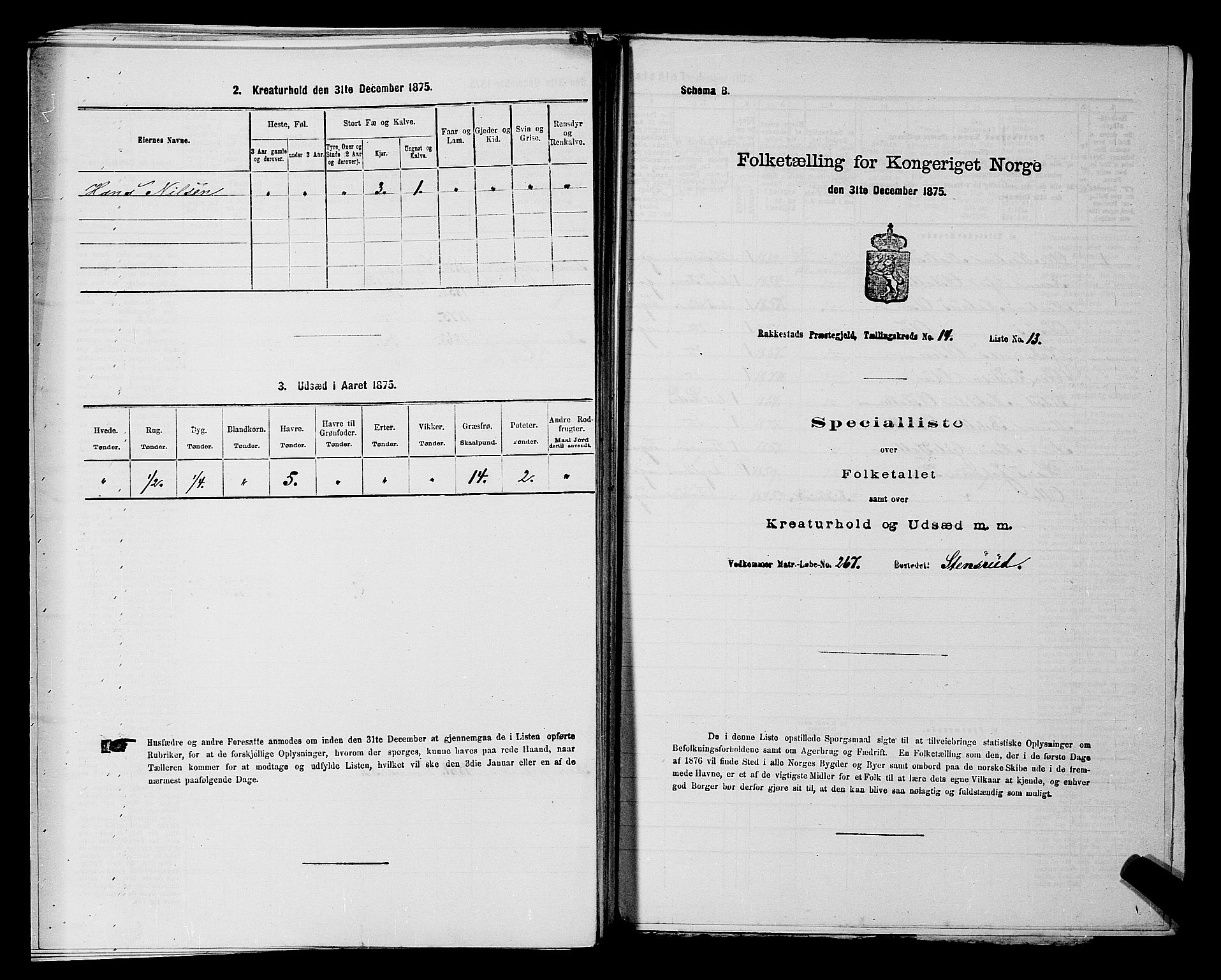 RA, 1875 census for 0128P Rakkestad, 1875, p. 1721