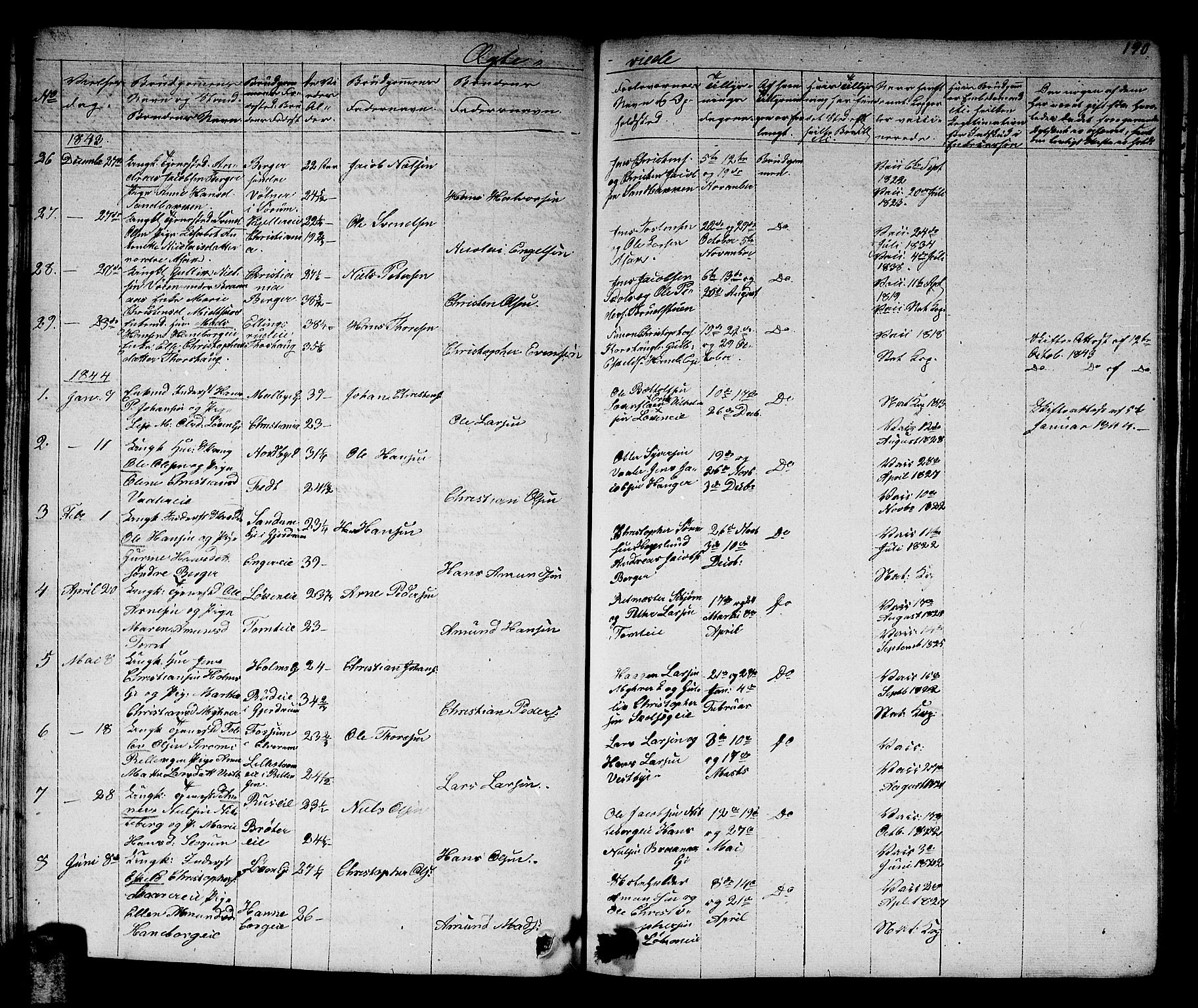 Skedsmo prestekontor Kirkebøker, SAO/A-10033a/G/Ga/L0001: Parish register (copy) no. I 1, 1830-1854, p. 190