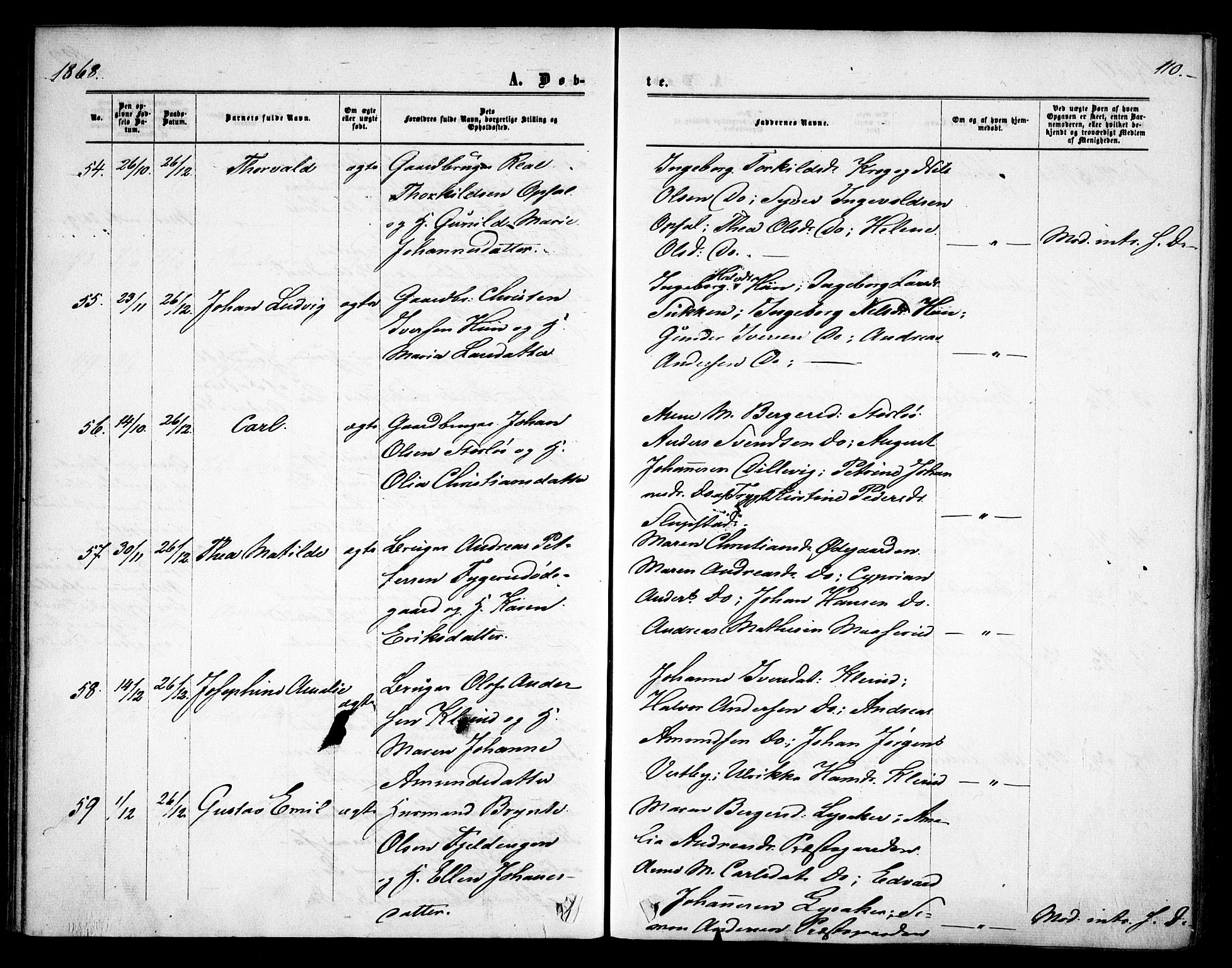 Rødenes prestekontor Kirkebøker, AV/SAO-A-2005/F/Fa/L0007: Parish register (official) no. I 7, 1860-1869, p. 110