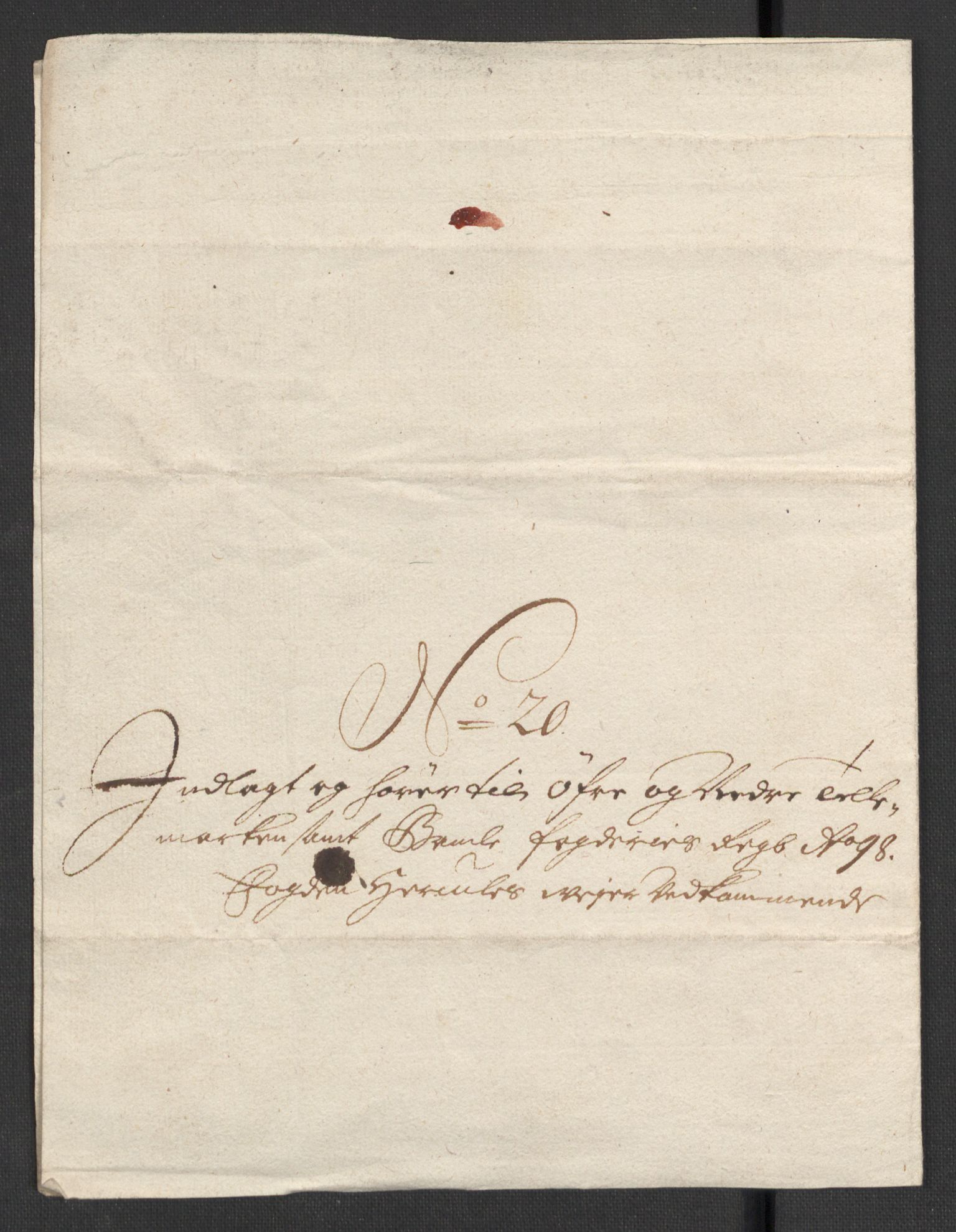 Rentekammeret inntil 1814, Reviderte regnskaper, Fogderegnskap, AV/RA-EA-4092/R36/L2099: Fogderegnskap Øvre og Nedre Telemark og Bamble, 1698, p. 252