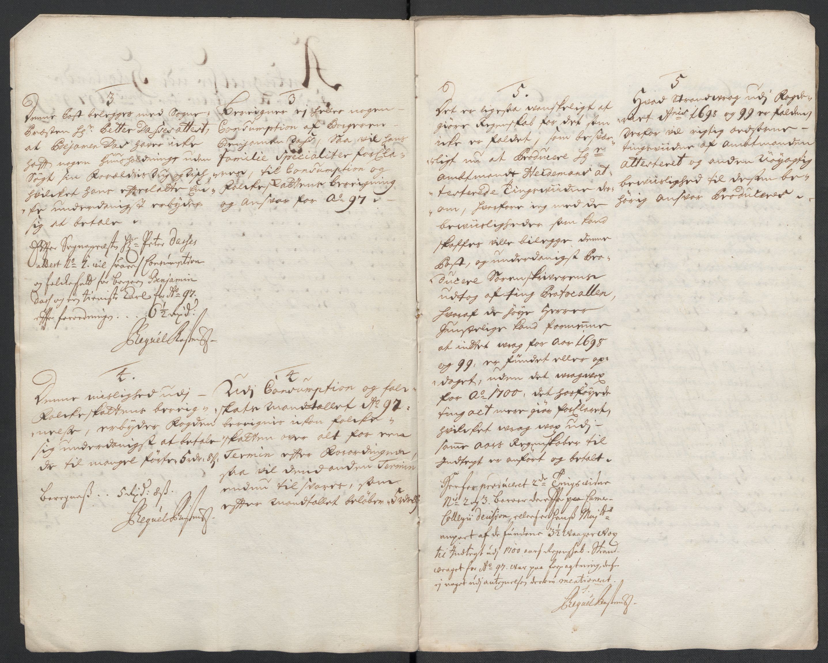 Rentekammeret inntil 1814, Reviderte regnskaper, Fogderegnskap, AV/RA-EA-4092/R65/L4507: Fogderegnskap Helgeland, 1699-1701, p. 133