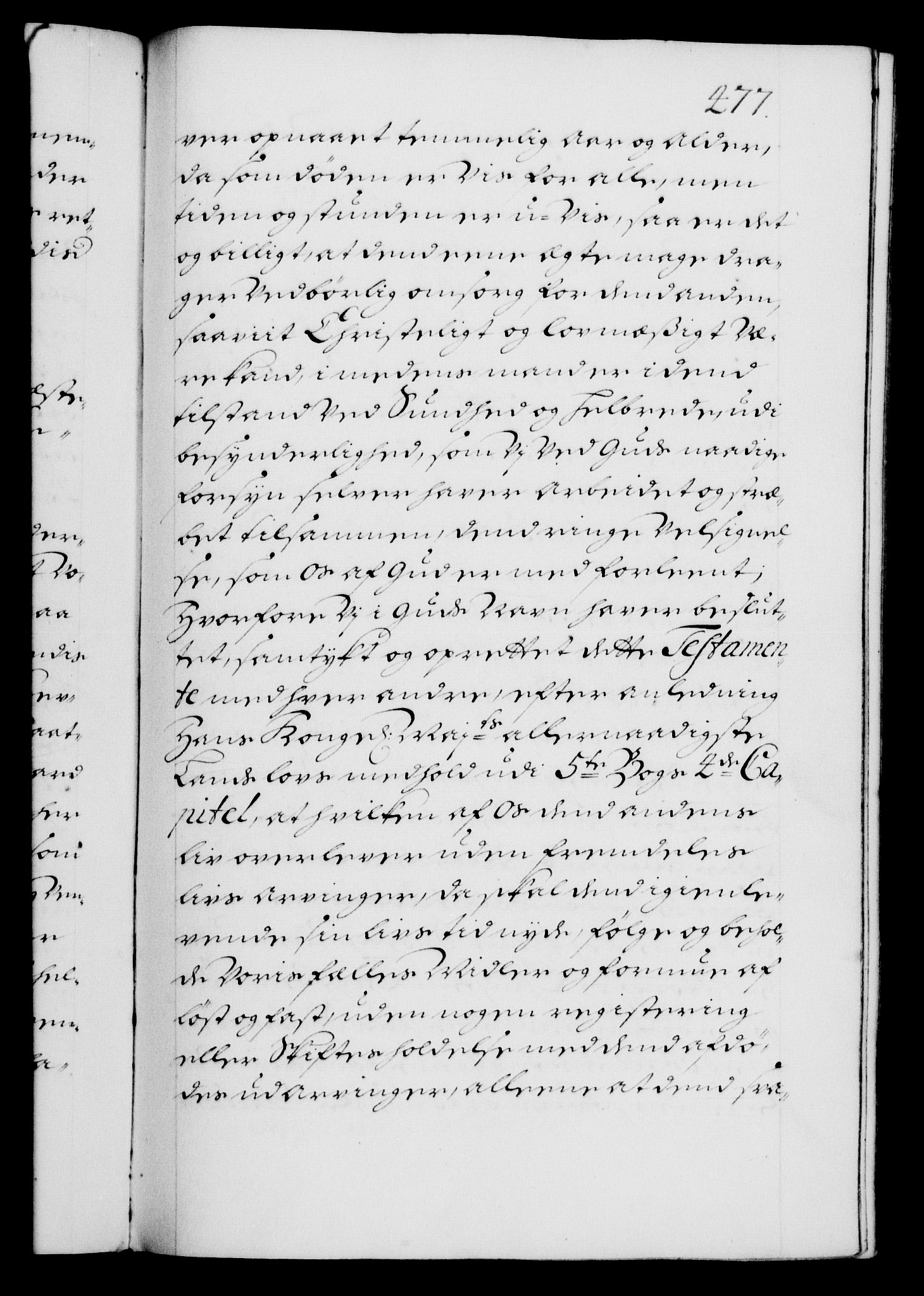 Danske Kanselli 1572-1799, AV/RA-EA-3023/F/Fc/Fca/Fcaa/L0018: Norske registre, 1699-1703, p. 477a