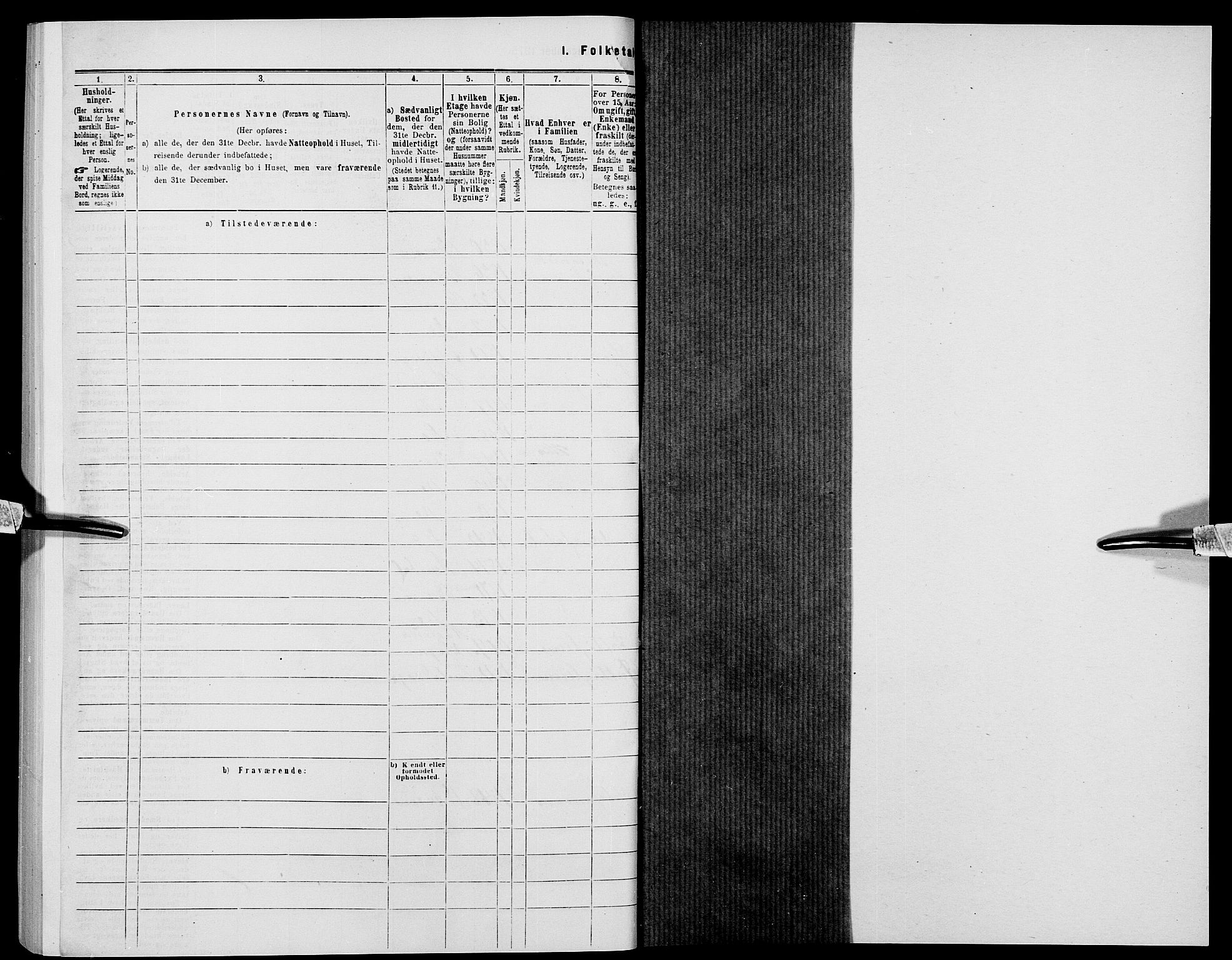 SAK, 1875 census for 1001P Kristiansand, 1875, p. 751