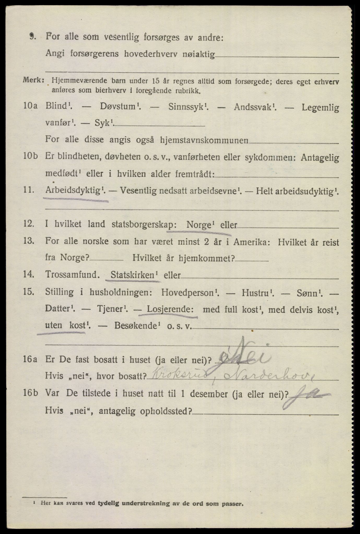 SAKO, 1920 census for Norderhov, 1920, p. 24474