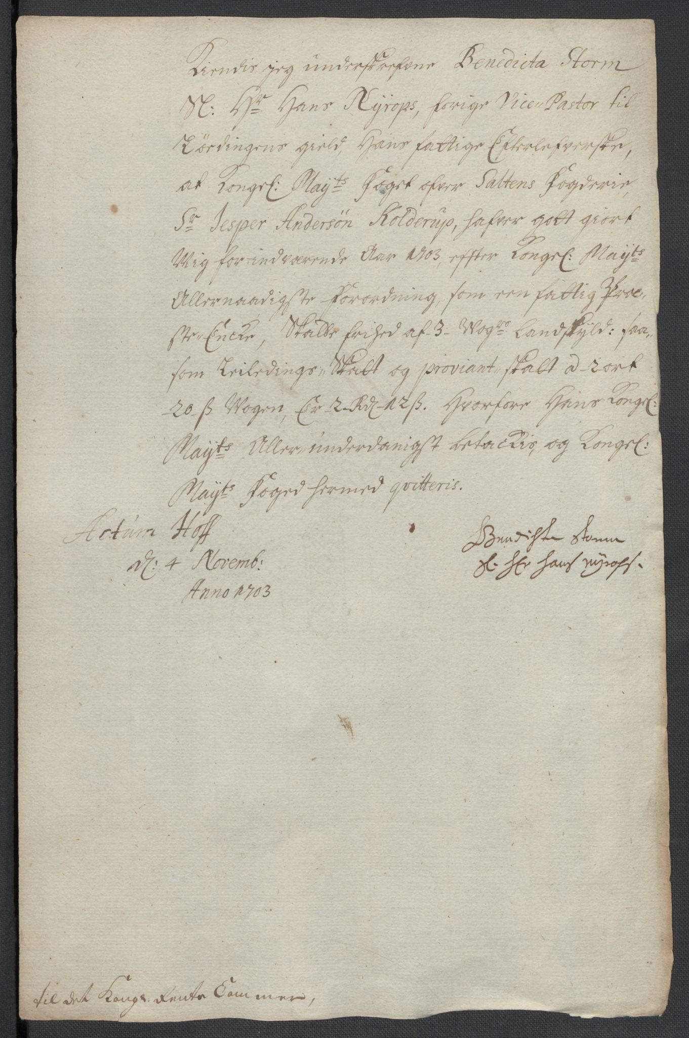 Rentekammeret inntil 1814, Reviderte regnskaper, Fogderegnskap, AV/RA-EA-4092/R66/L4580: Fogderegnskap Salten, 1701-1706, p. 219