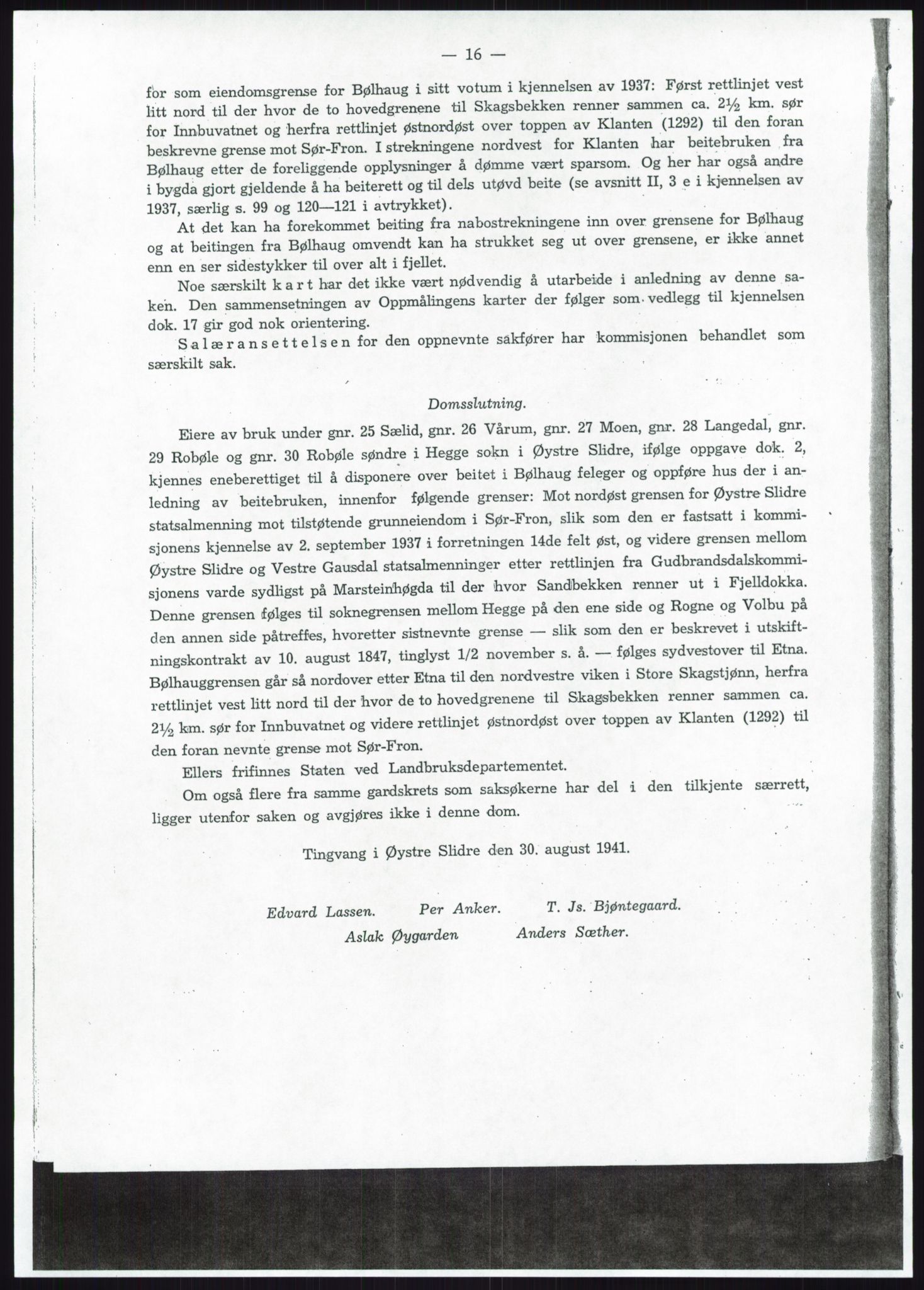 Høyfjellskommisjonen, RA/S-1546/X/Xa/L0001: Nr. 1-33, 1909-1953, p. 5965