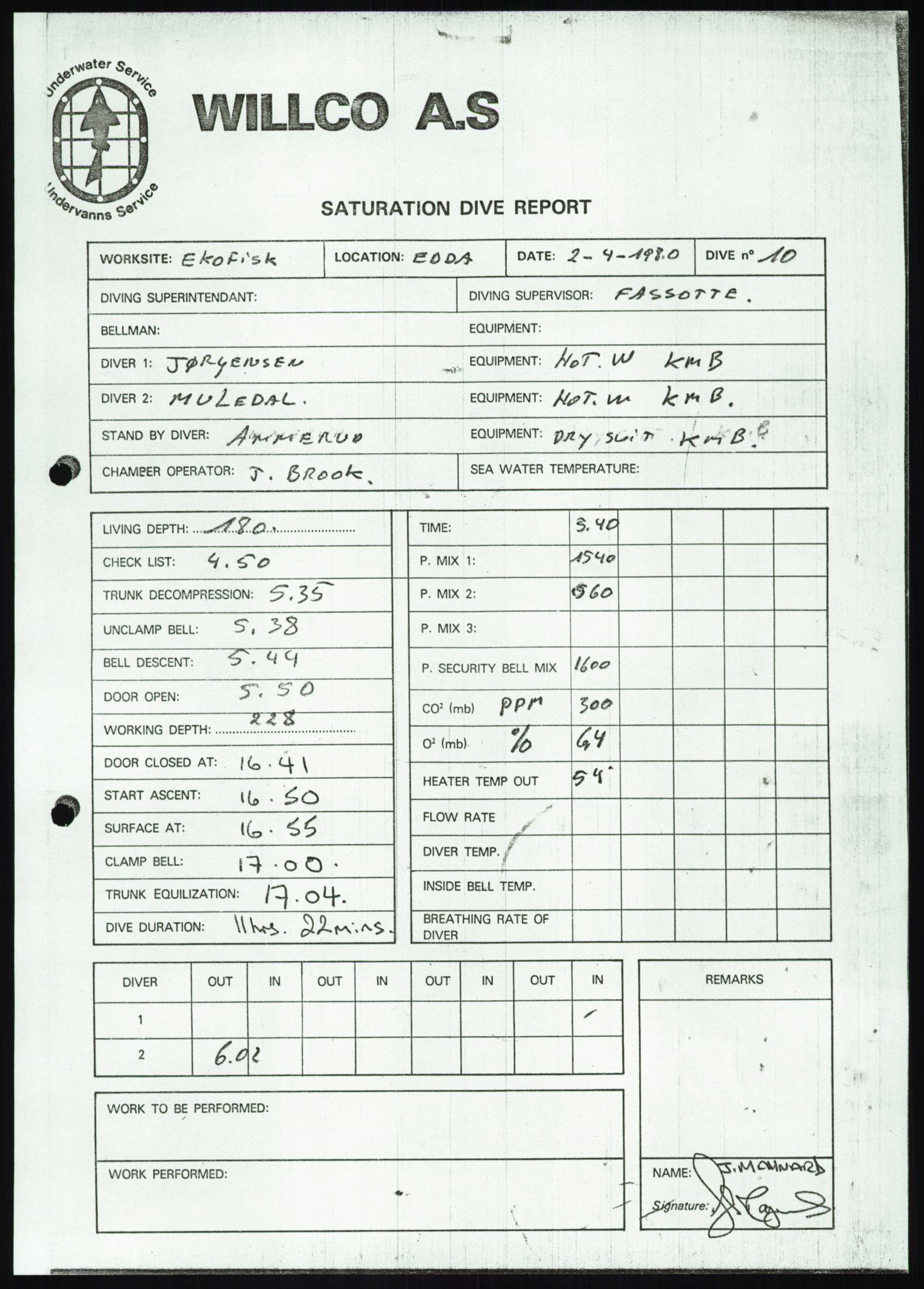 Justisdepartementet, Granskningskommisjonen ved Alexander Kielland-ulykken 27.3.1980, AV/RA-S-1165/D/L0018: R Feltopprydning (Doku.liste + R2, R4-R6 av 6), 1980-1981, p. 94