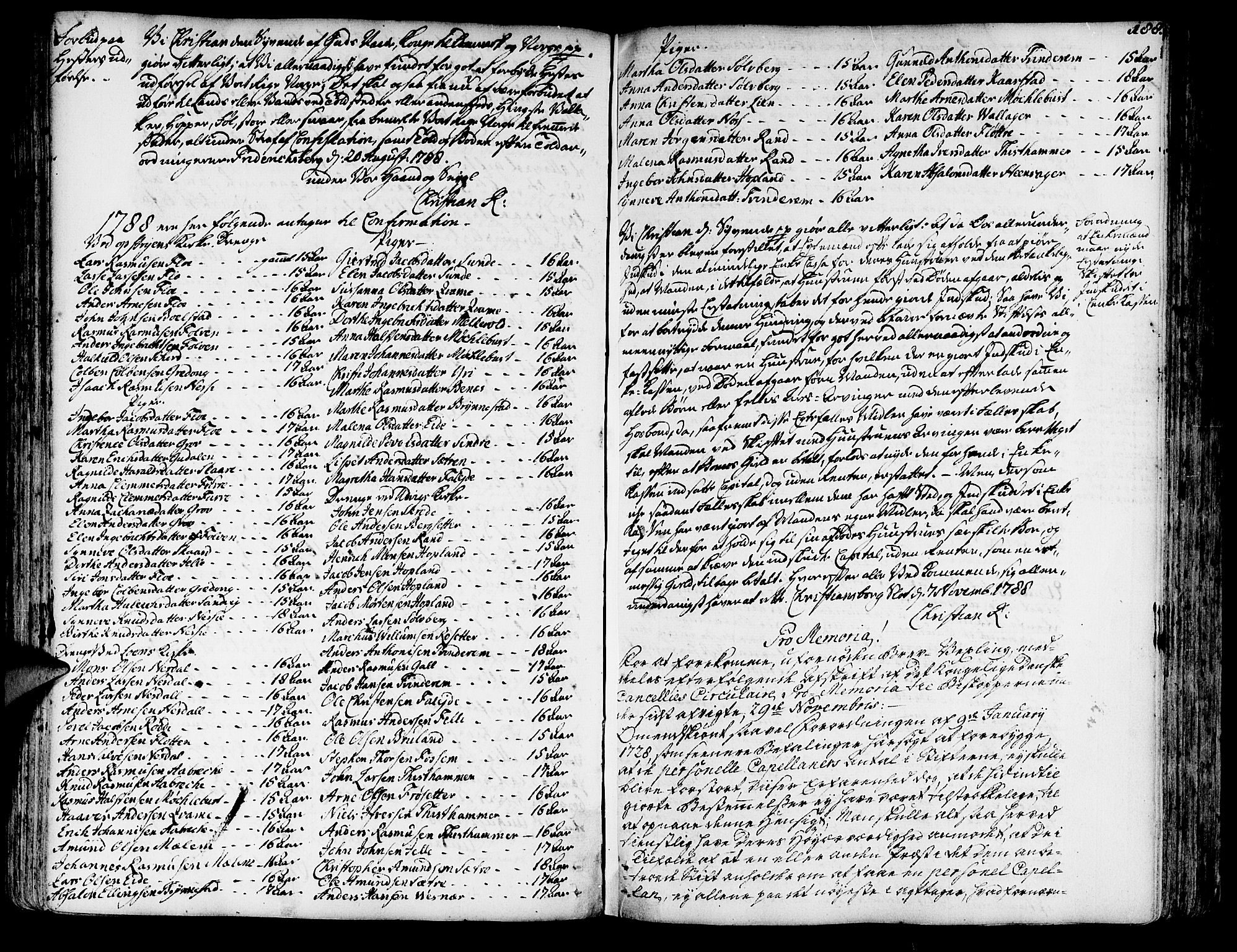 Innvik sokneprestembete, SAB/A-80501: Other parish register no. I.2.A, 1750-1835, p. 188