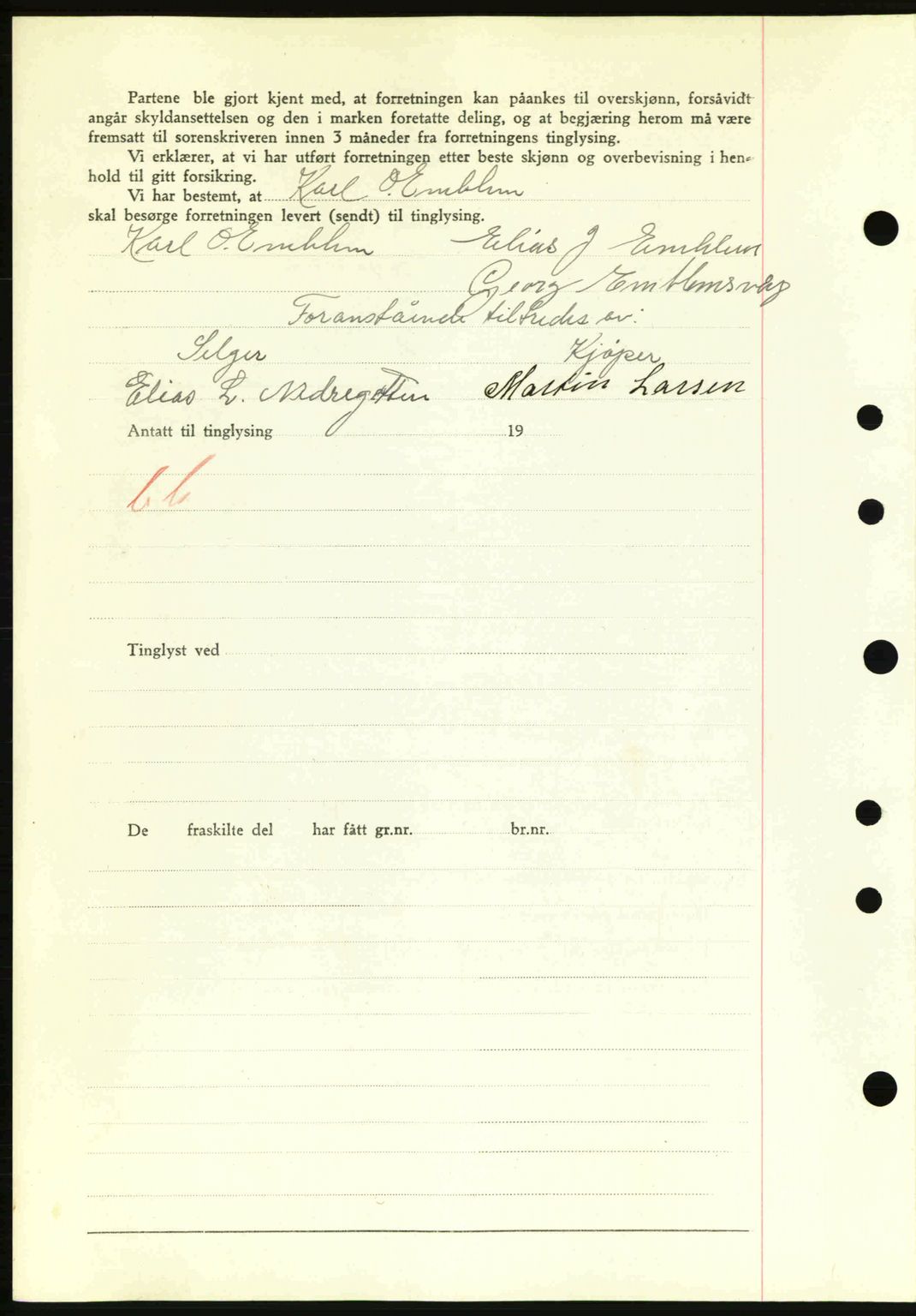 Nordre Sunnmøre sorenskriveri, AV/SAT-A-0006/1/2/2C/2Ca: Mortgage book no. A13, 1942-1942, Diary no: : 668/1942