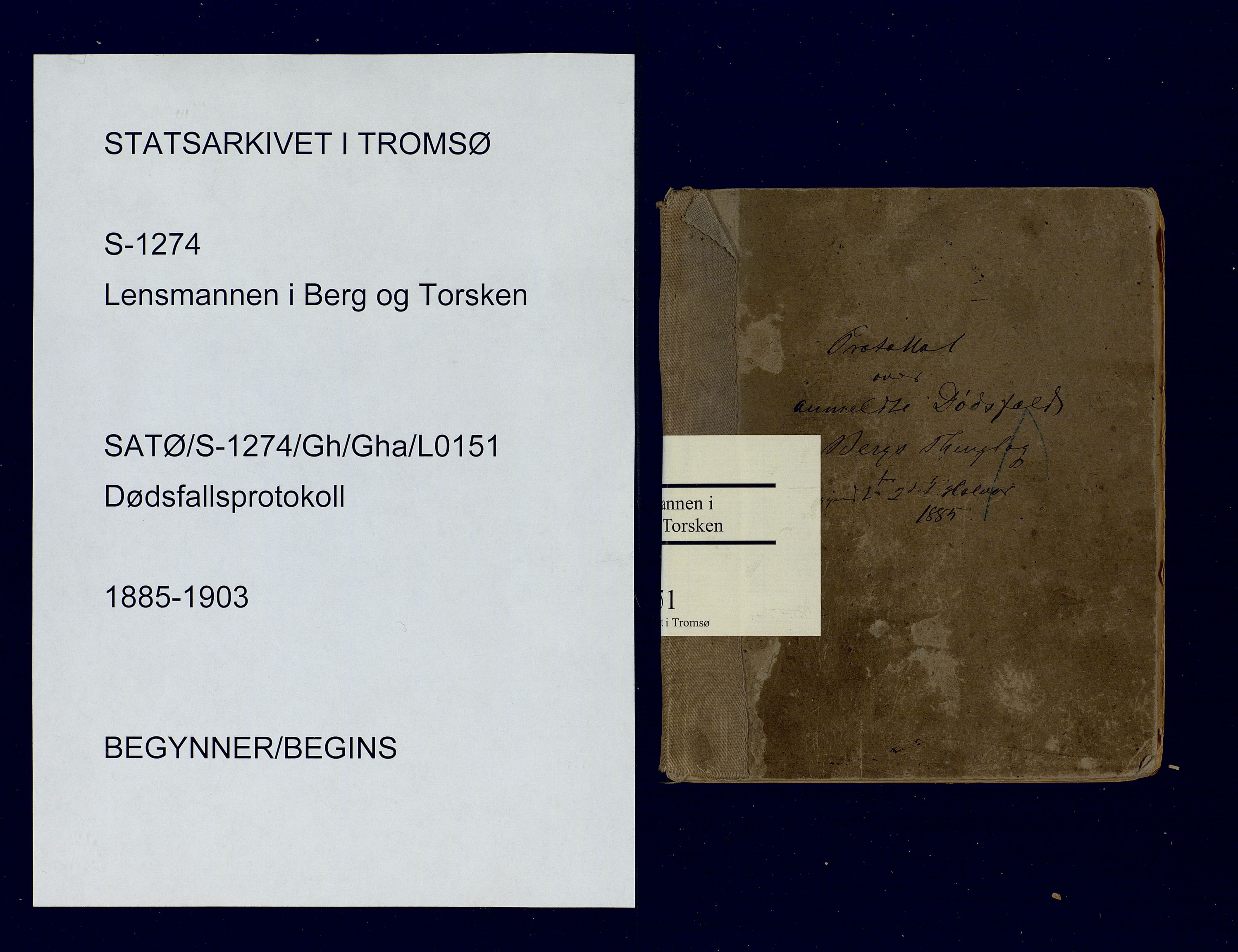 Berg og Torsken lensmannskontor, SATØ/S-1274/F/Fj/Fja/L0151: Dødsfallsprotokoll, 1894-1901