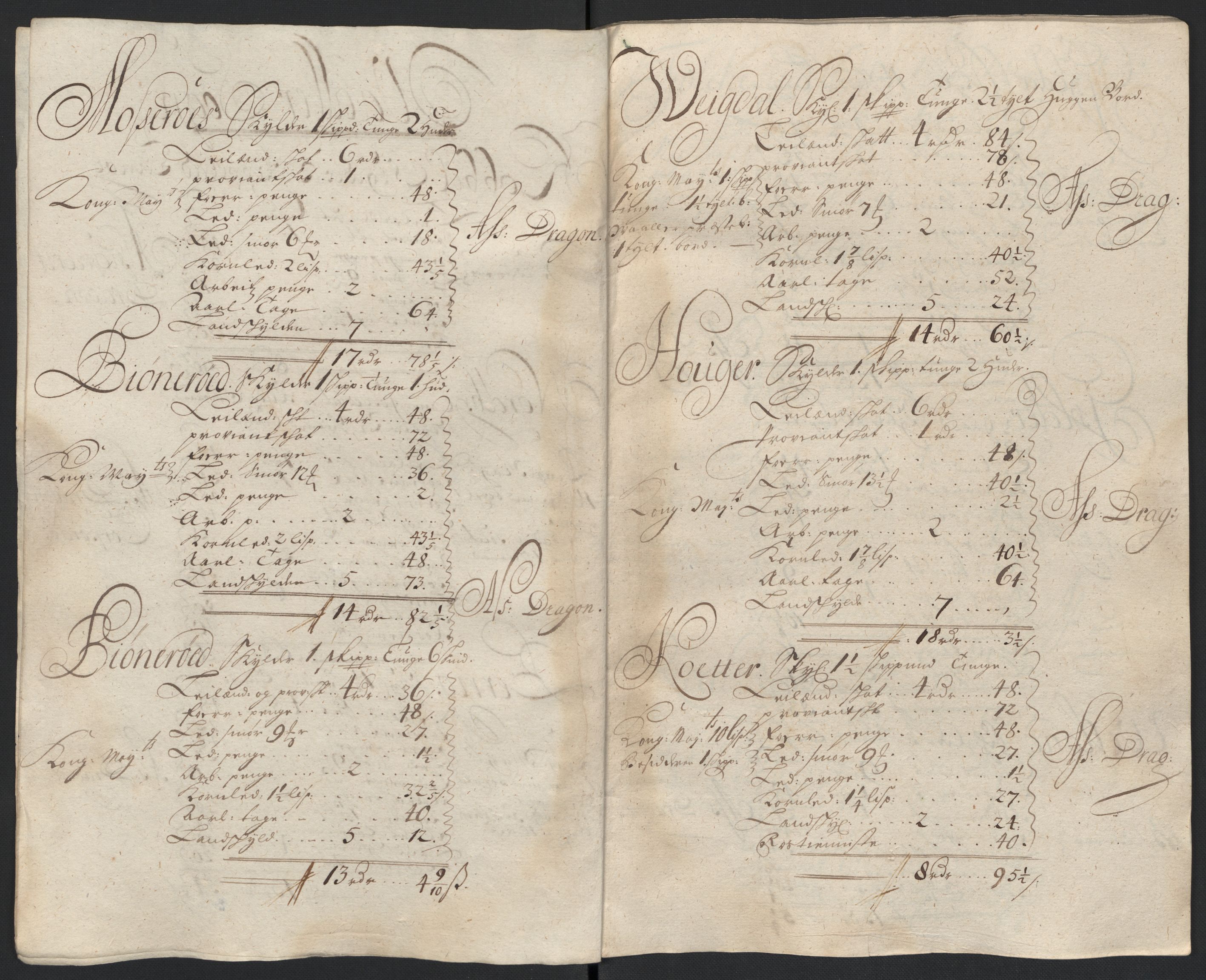 Rentekammeret inntil 1814, Reviderte regnskaper, Fogderegnskap, AV/RA-EA-4092/R04/L0135: Fogderegnskap Moss, Onsøy, Tune, Veme og Åbygge, 1709-1710, p. 56