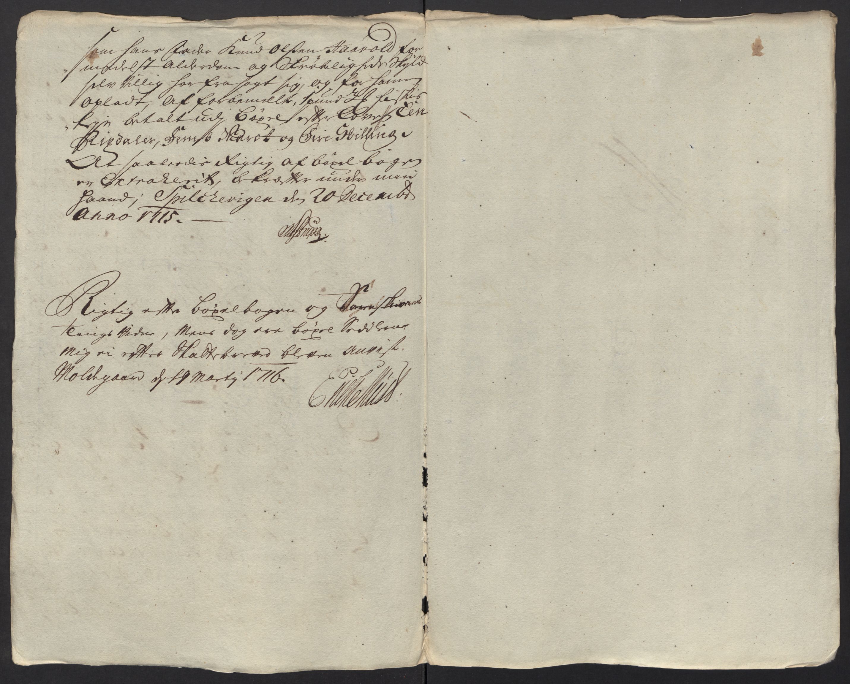 Rentekammeret inntil 1814, Reviderte regnskaper, Fogderegnskap, AV/RA-EA-4092/R54/L3567: Fogderegnskap Sunnmøre, 1715, p. 175