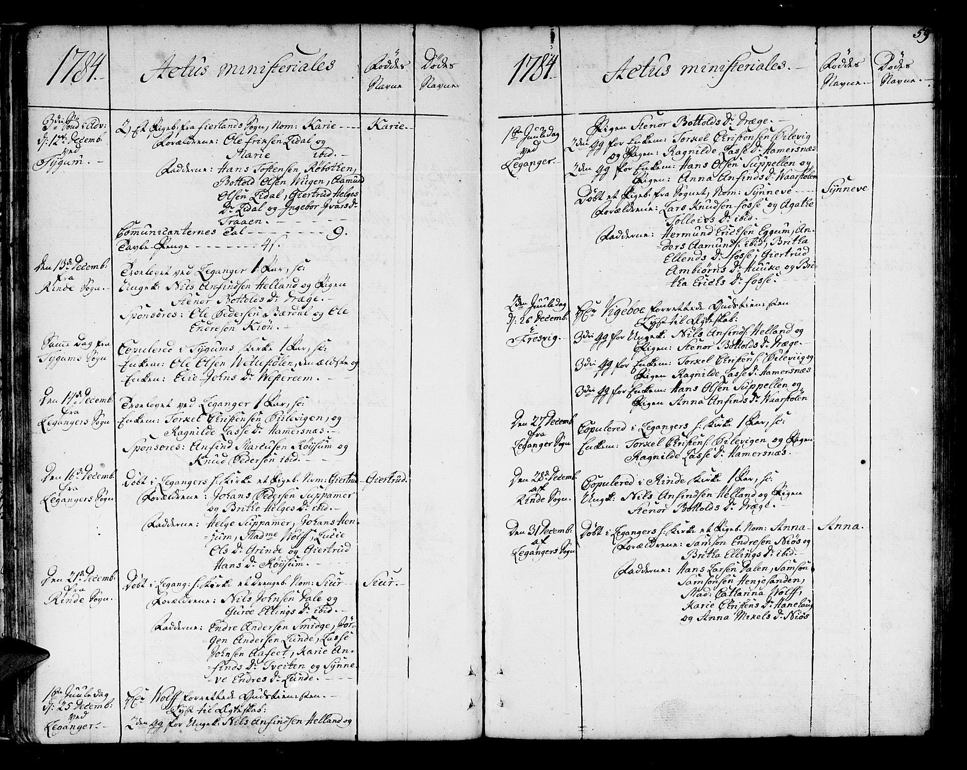 Leikanger sokneprestembete, AV/SAB-A-81001/H/Haa/Haaa/L0004: Parish register (official) no. A 4, 1770-1791, p. 59