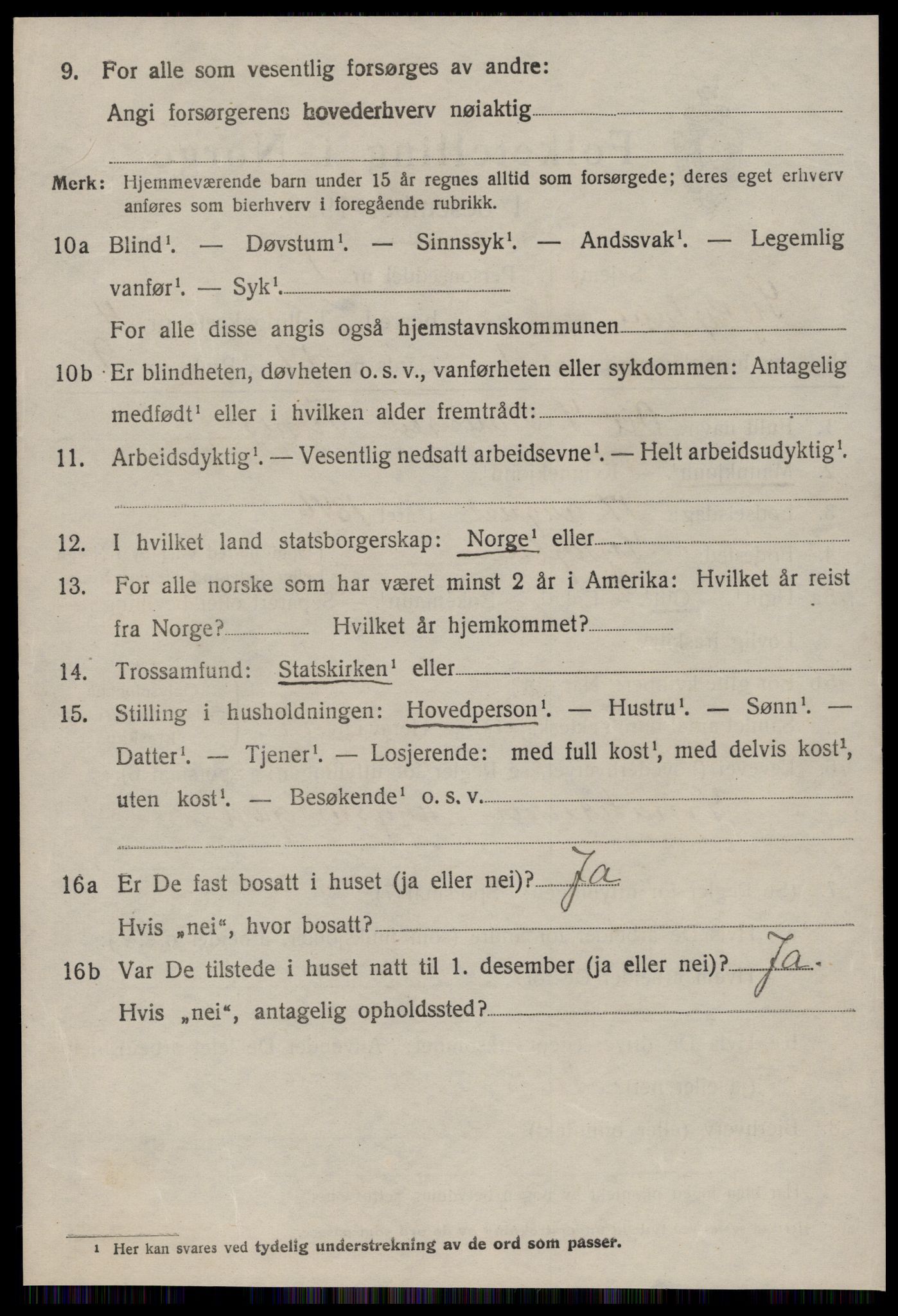 SAT, 1920 census for Sykkylven, 1920, p. 2736