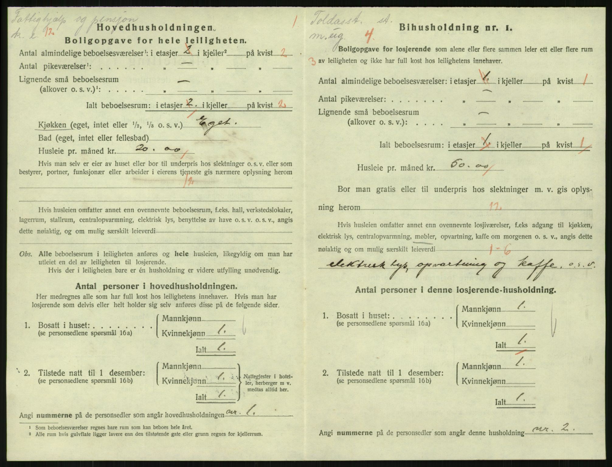 SAKO, 1920 census for Horten, 1920, p. 6236