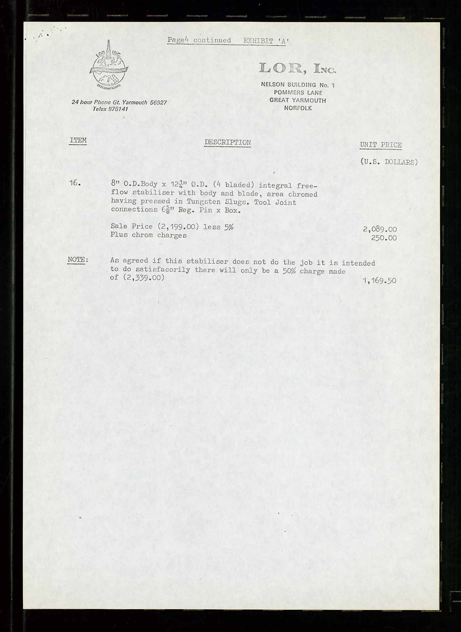 Pa 1512 - Esso Exploration and Production Norway Inc., SAST/A-101917/E/Ea/L0020: Kontrakter og avtaler, 1966-1974, p. 118